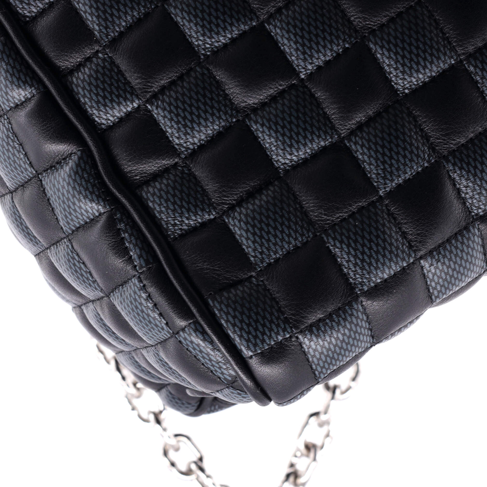 Twist Handbag Damier Quilted Calf Leather MM – Image 6