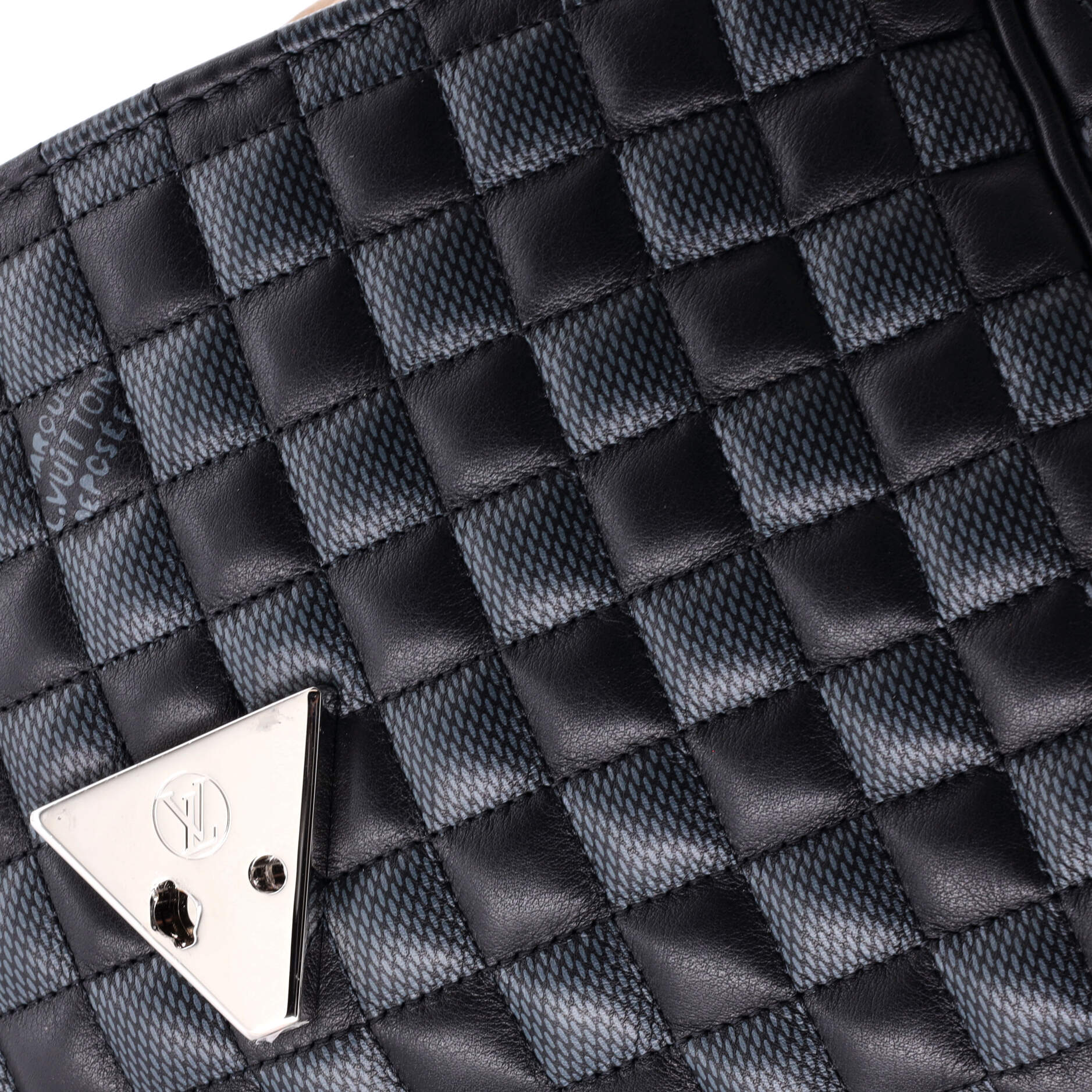 Twist Handbag Damier Quilted Calf Leather MM – Image 7
