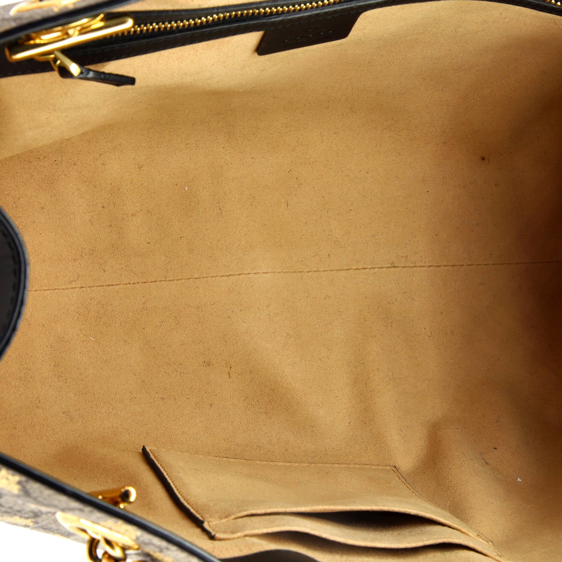 Padlock Chain Tote Printed GG Coated Canvas Medium – Image 5