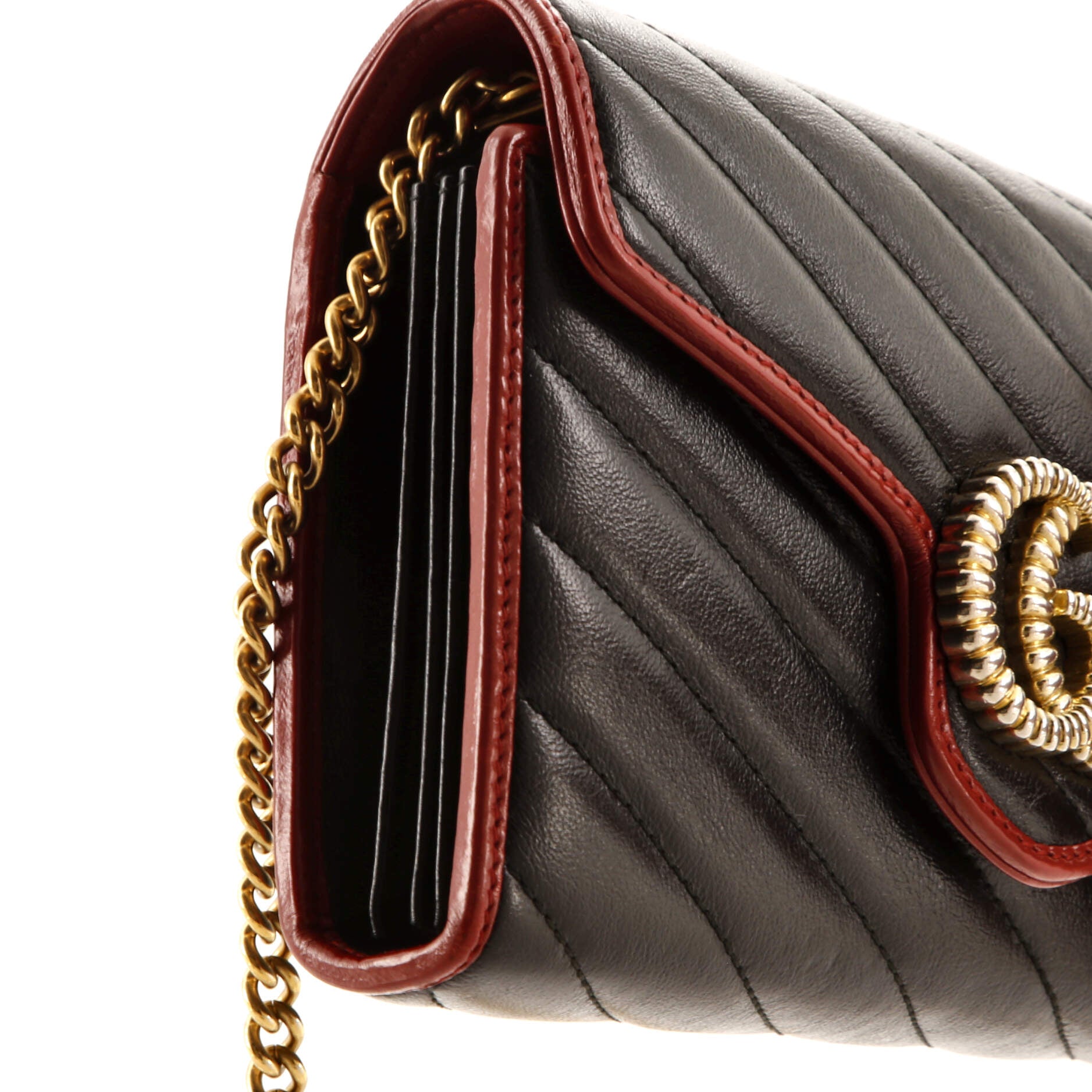 GG Marmont Chain Wallet Diagonal Quilted Leather Mini – Image 7