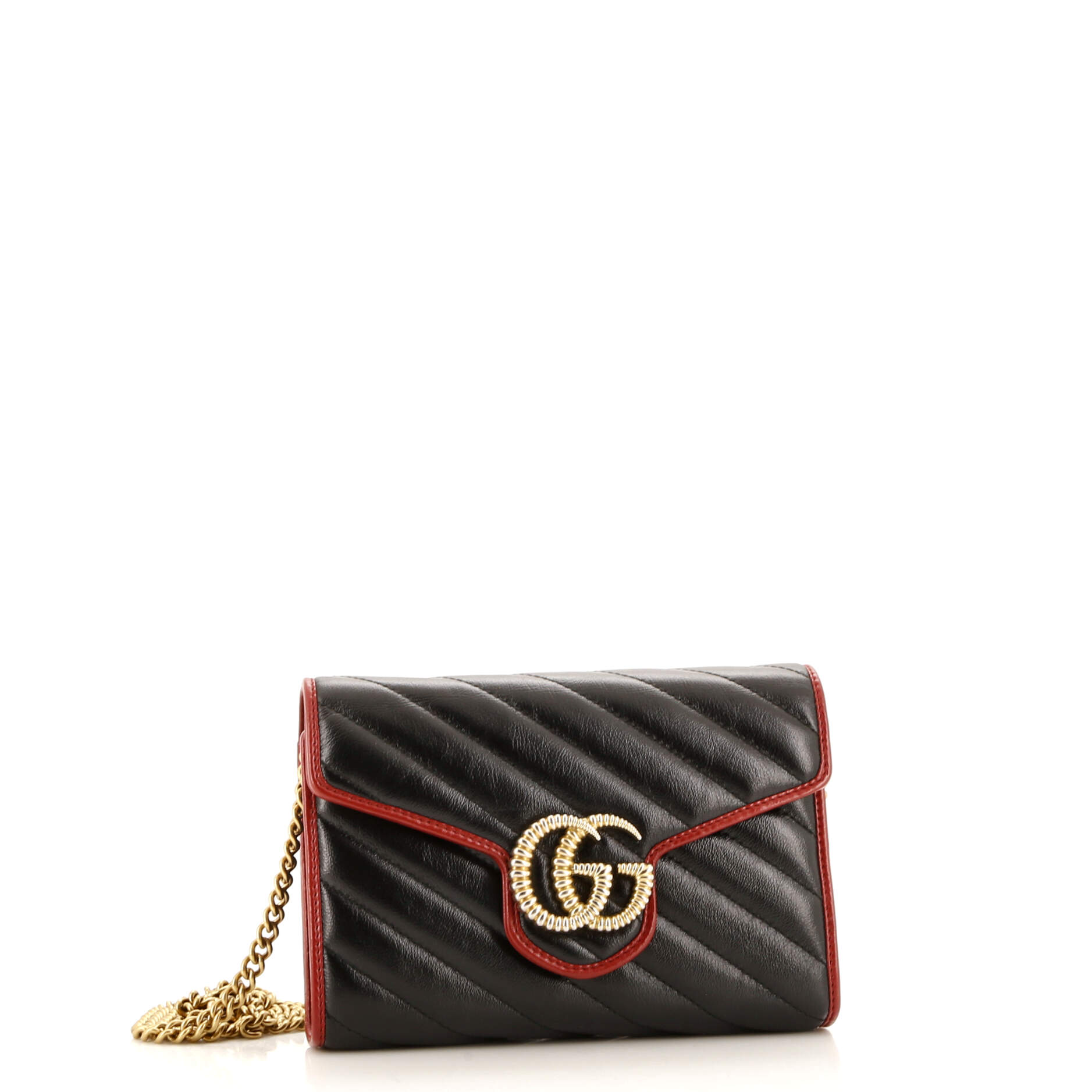 GG Marmont Chain Wallet Diagonal Quilted Leather Mini – Image 2
