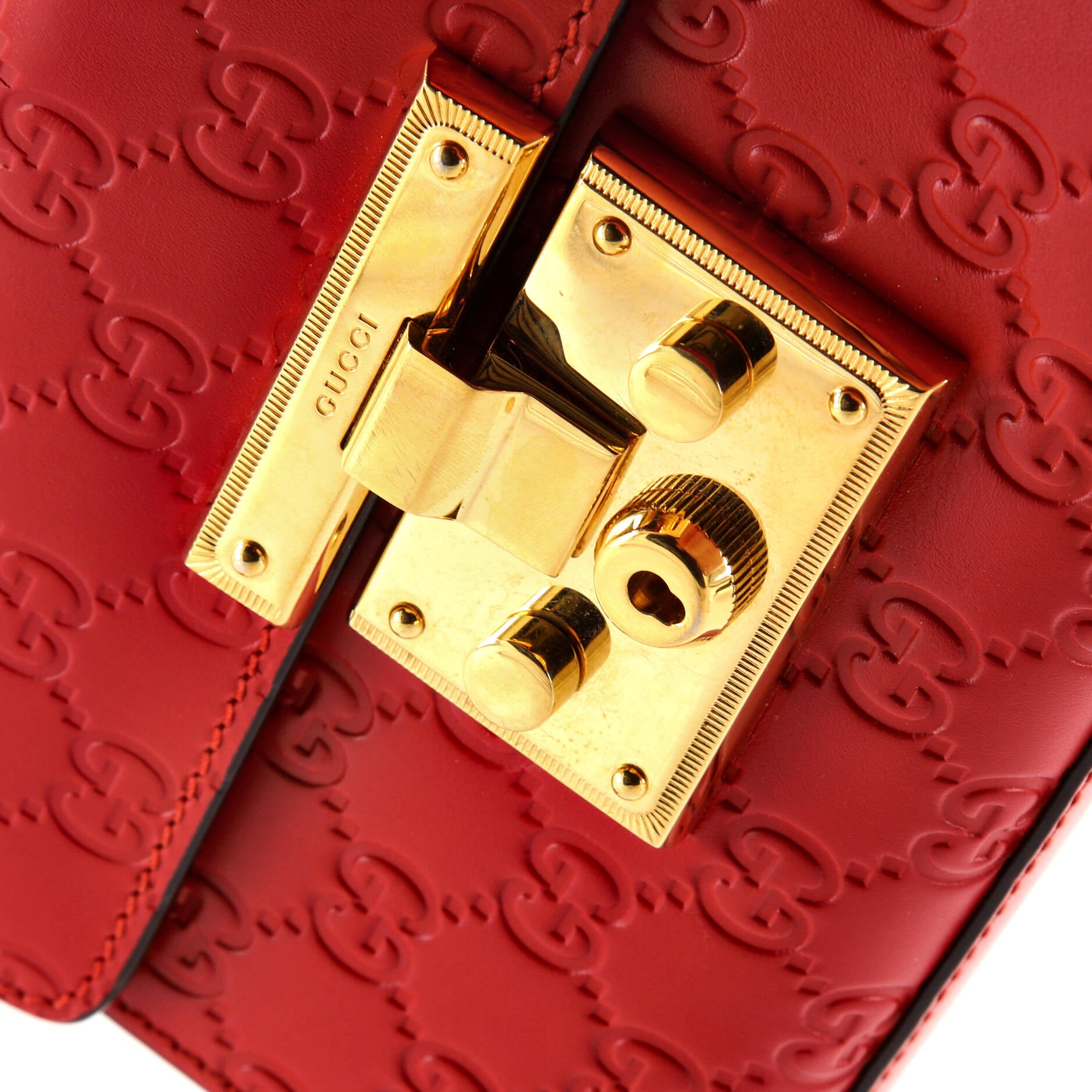 Padlock Shoulder Bag Guccissima Leather Small – Image 6