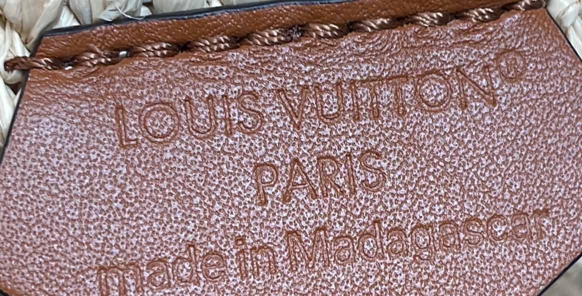 OnTheGo Tote Crochet Raffia with Leather MM – Image 8