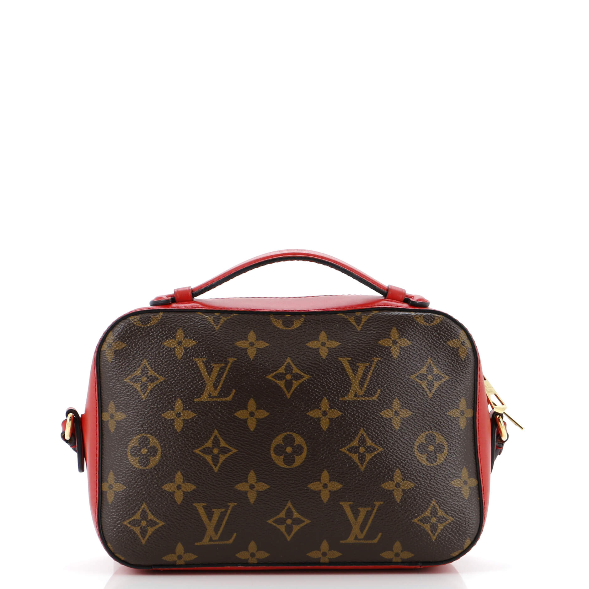 Saintonge Handbag Monogram Canvas with Leather – Image 3