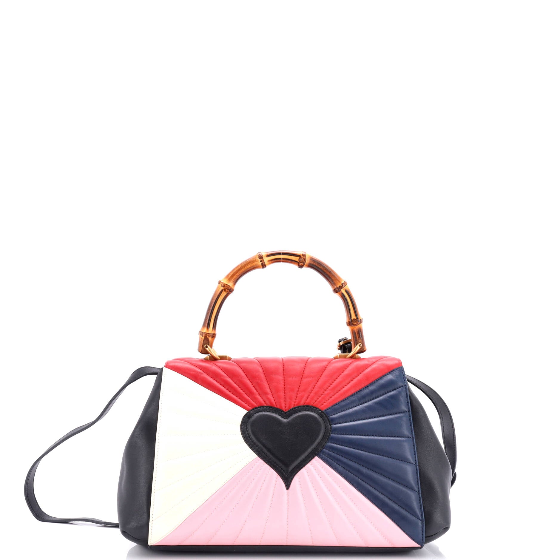 Queen Margaret Top Handle Bag Multicolor Quilted Leather Medium – Image 3