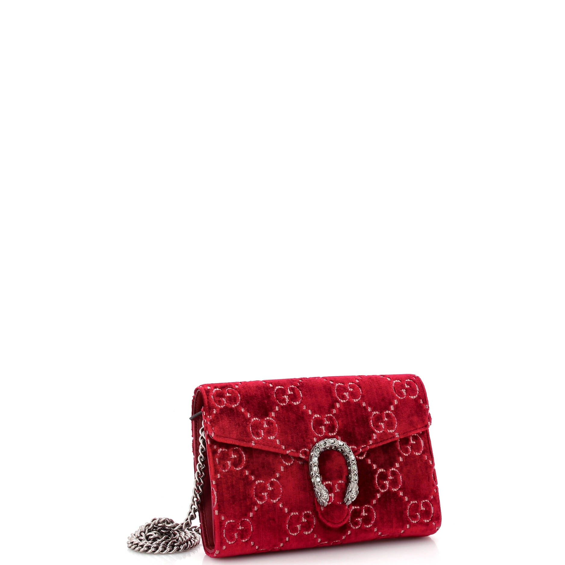 Dionysus Chain Wallet GG Velvet Small – Image 2