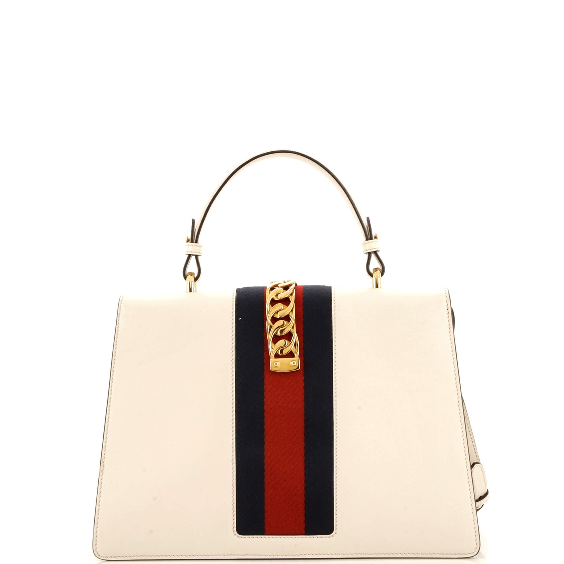 Sylvie Top Handle Bag Embroidered Leather Medium – Image 3