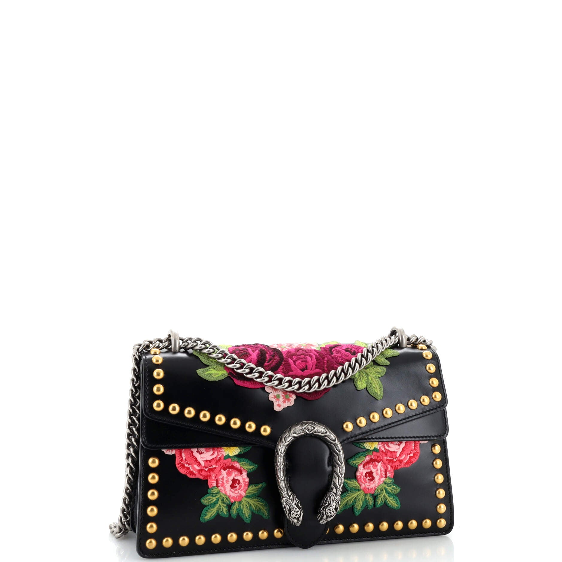 Dionysus Bag Embroidered Studded Leather Small – Image 2
