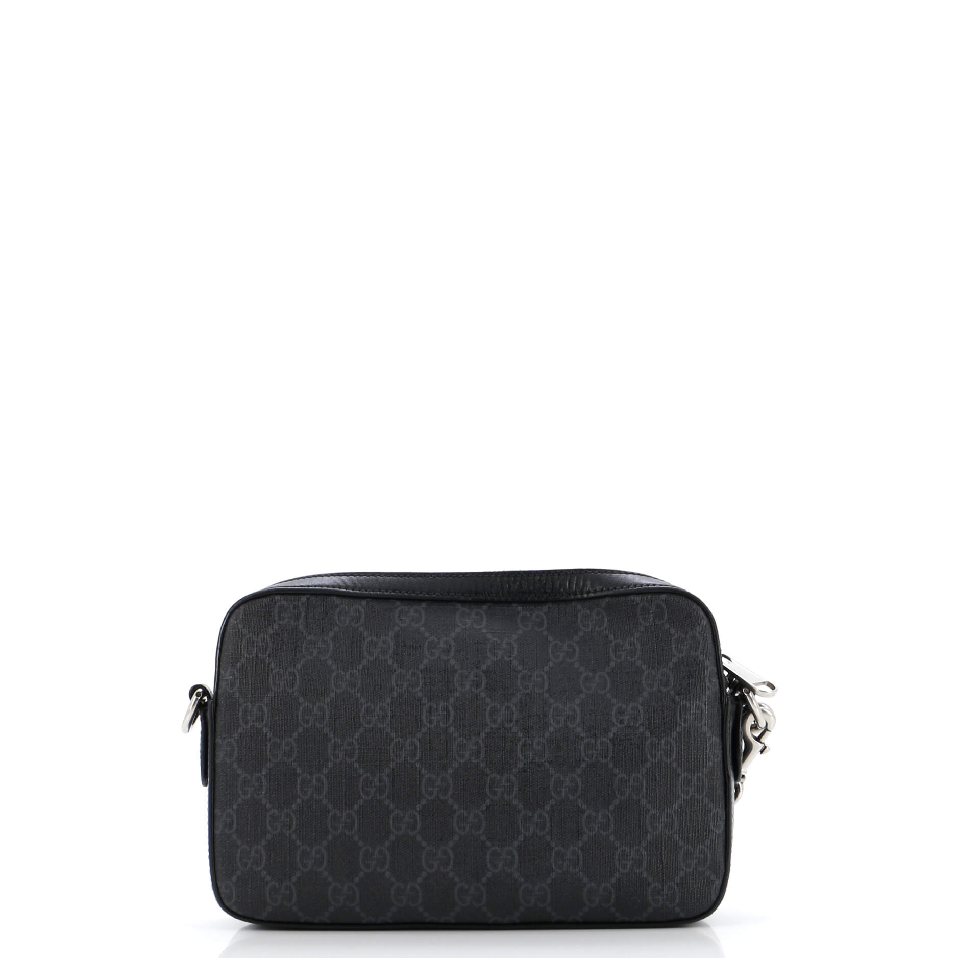 Interlocking G Patch Shoulder Bag GG Coated Canvas Small – Image 3