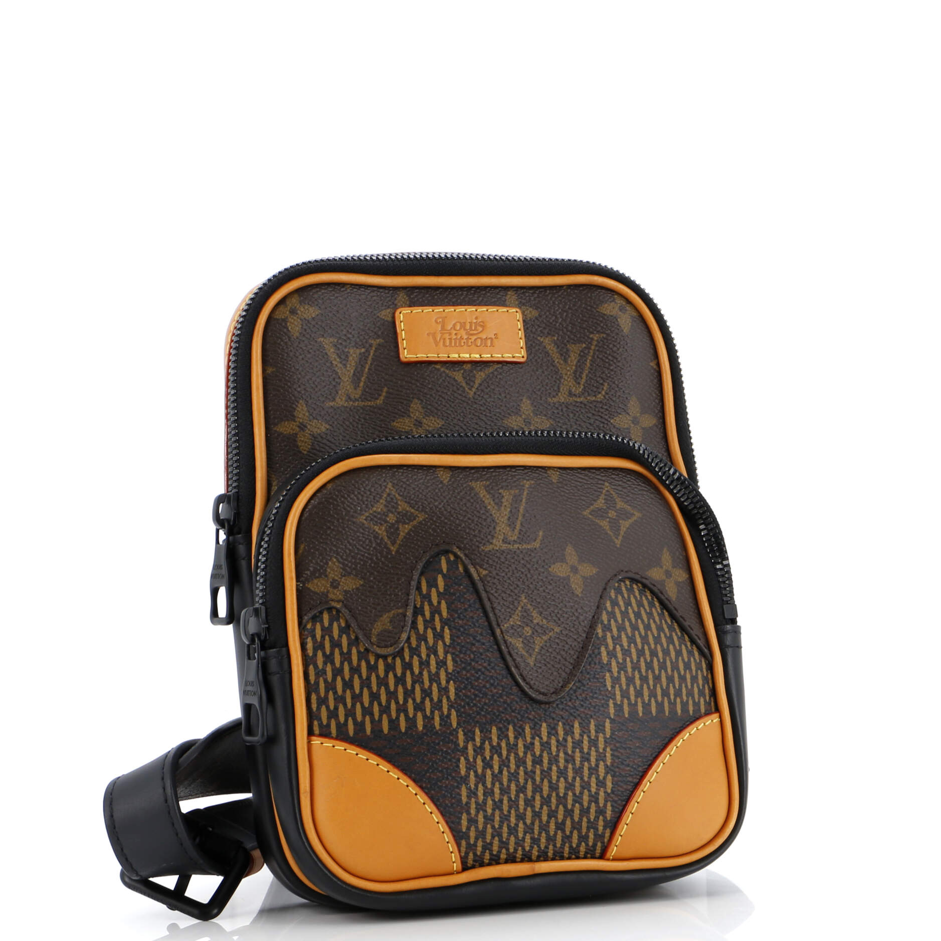 Nigo Amazone Sling Bag Limited Edition Giant Damier and Monogram Canvas – Image 2