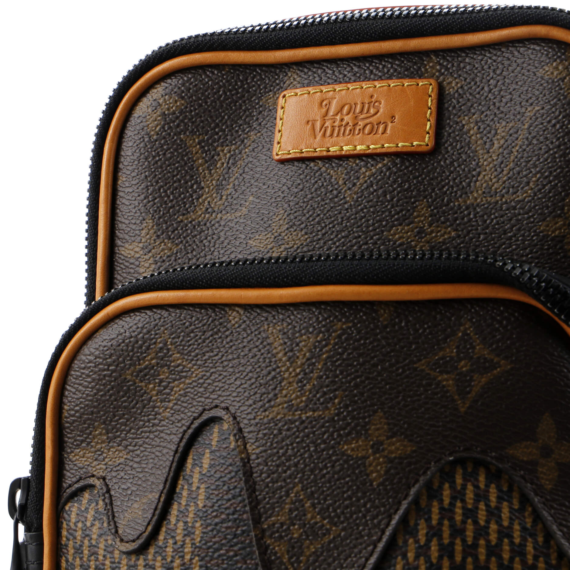 Nigo Amazone Sling Bag Limited Edition Giant Damier and Monogram Canvas – Image 7