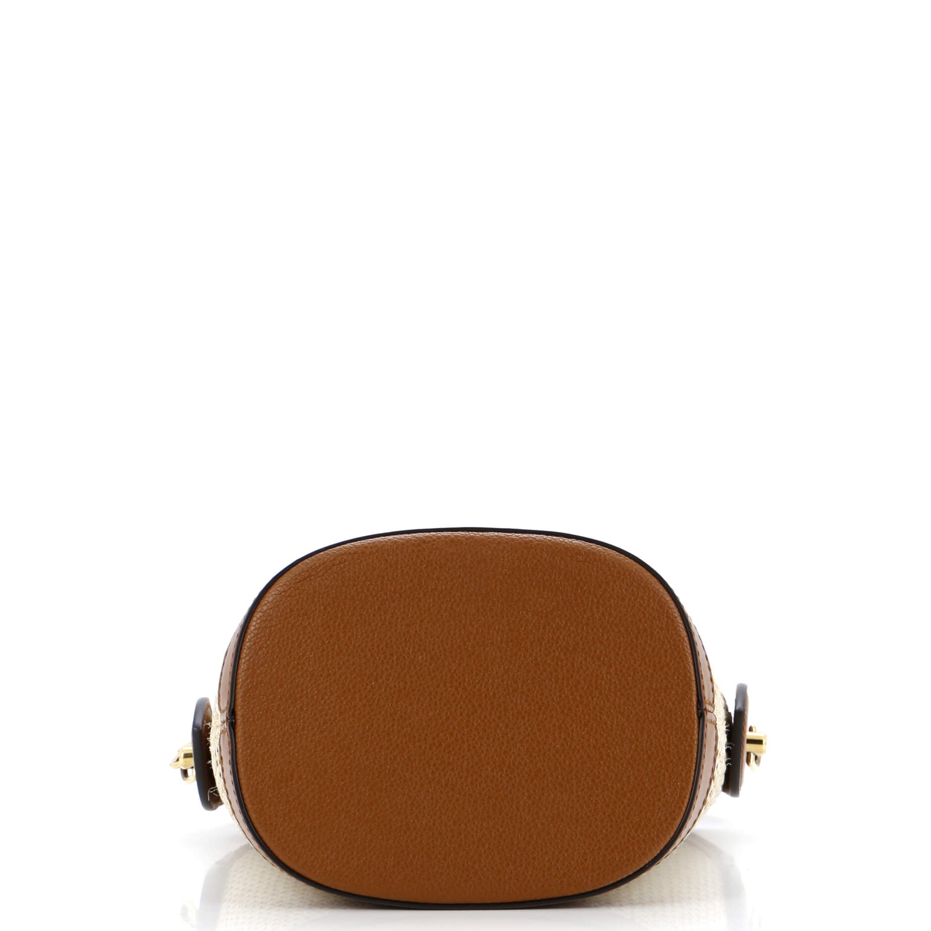 Petit Bucket NM Bag Raffia with Leather – Image 4