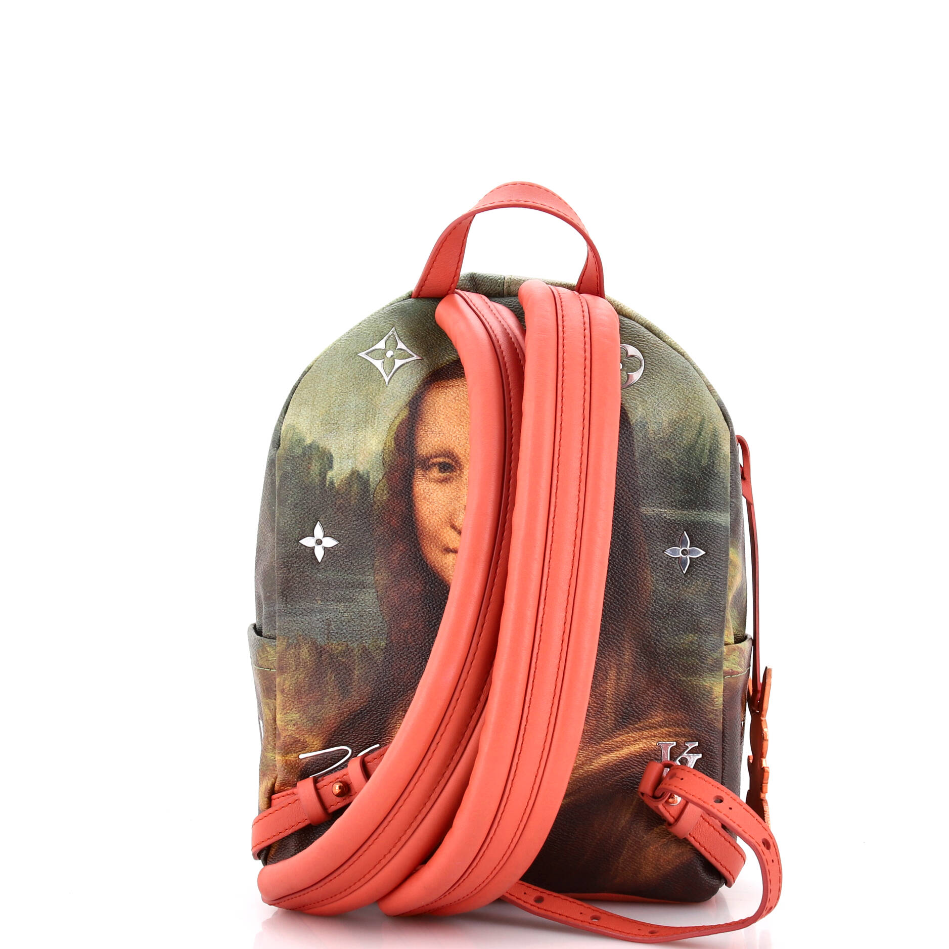 Palm Springs Backpack Limited Edition Jeff Koons Da Vinci Print Canvas PM – Image 3