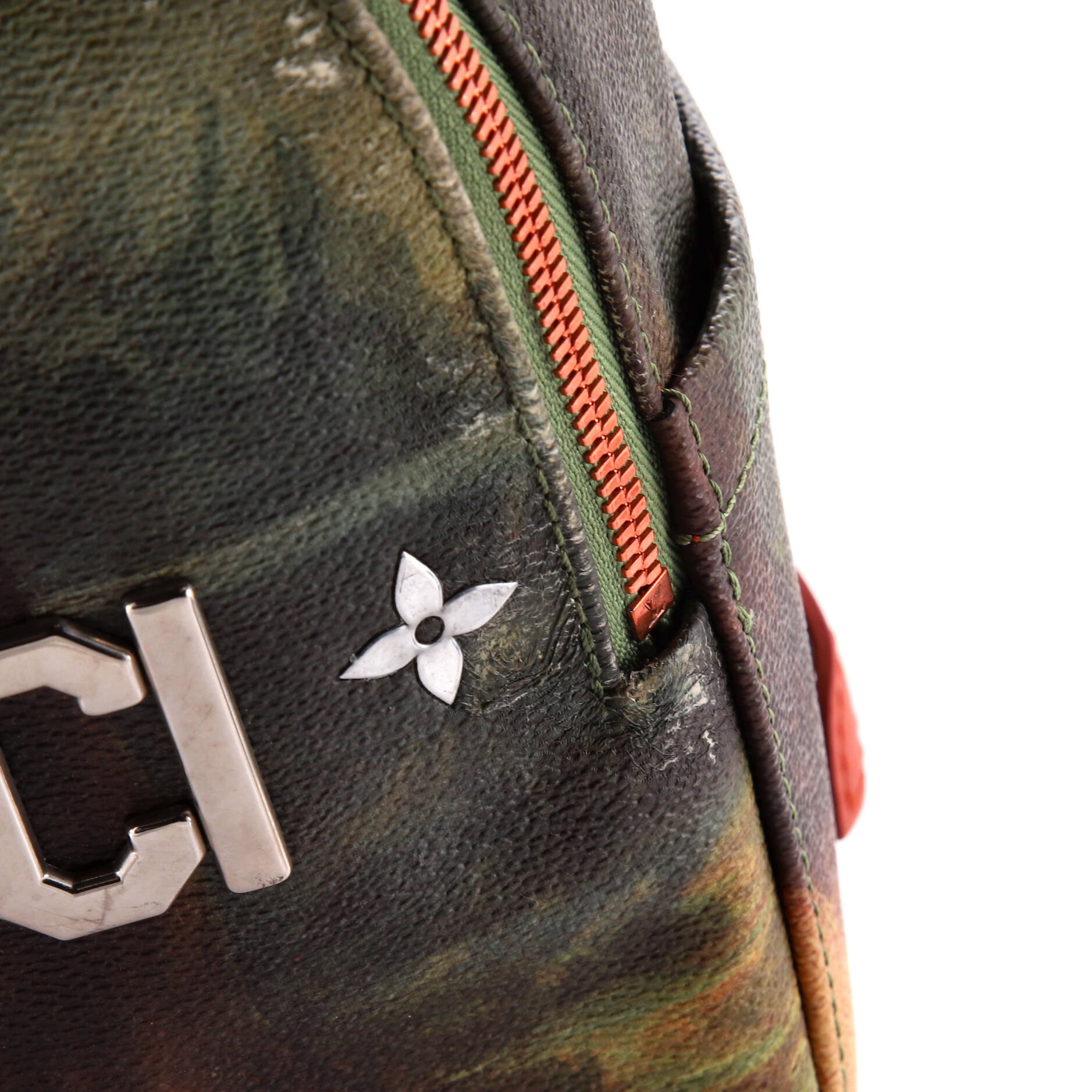 Palm Springs Backpack Limited Edition Jeff Koons Da Vinci Print Canvas PM – Image 7