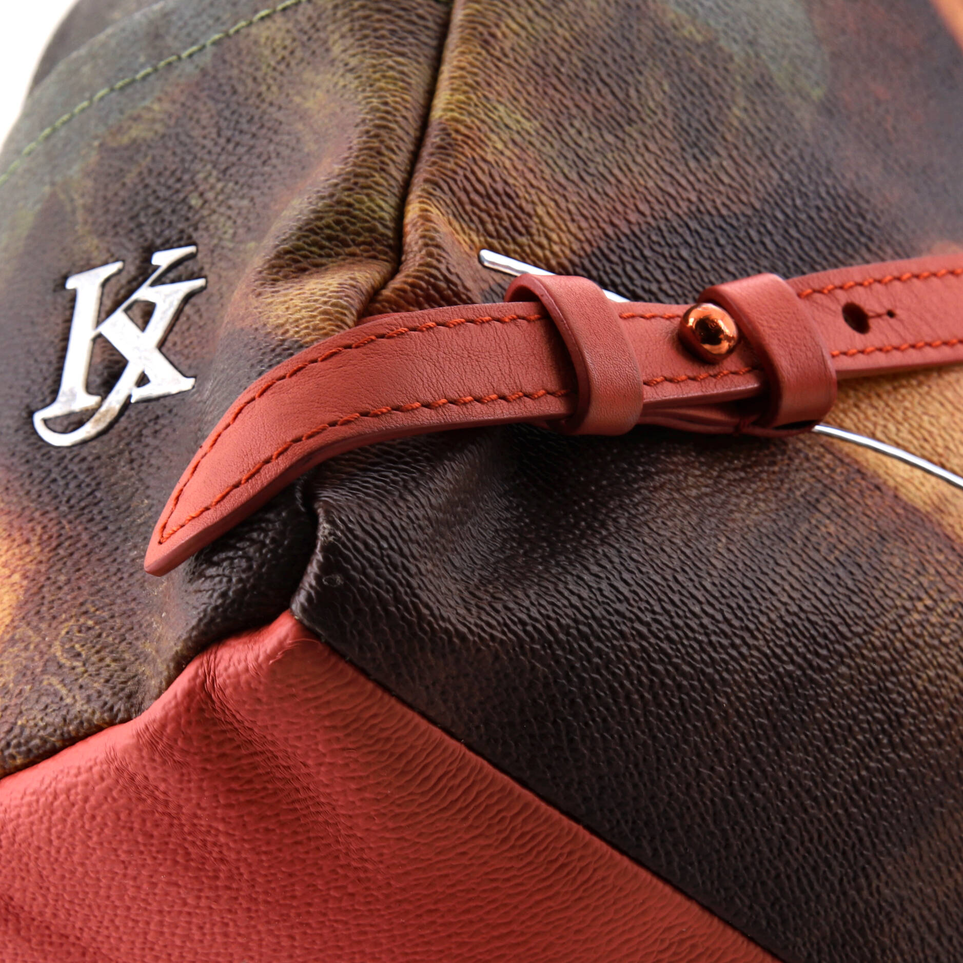 Palm Springs Backpack Limited Edition Jeff Koons Da Vinci Print Canvas PM – Image 8