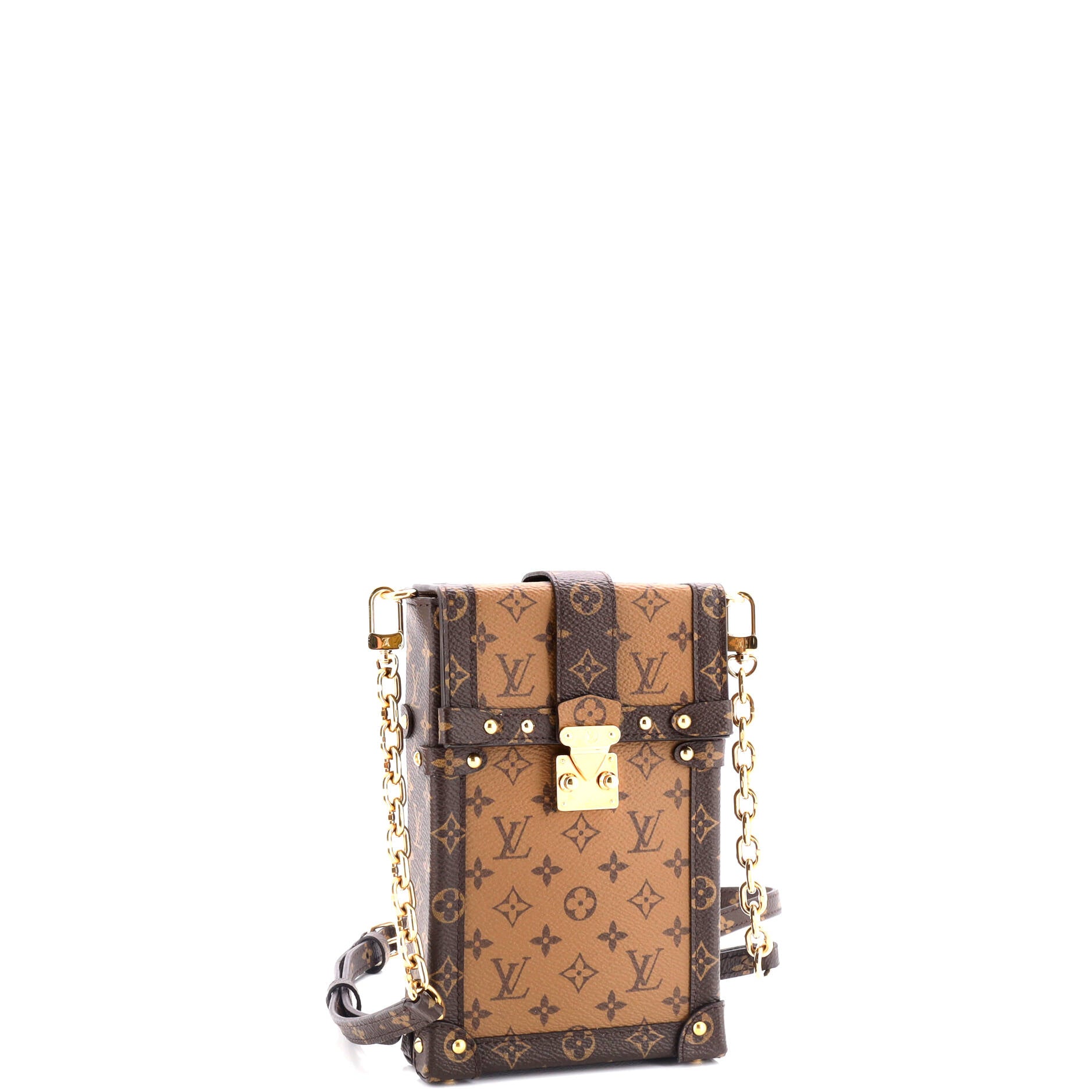 Vertical Trunk Pochette Reverse Monogram Canvas – Image 2
