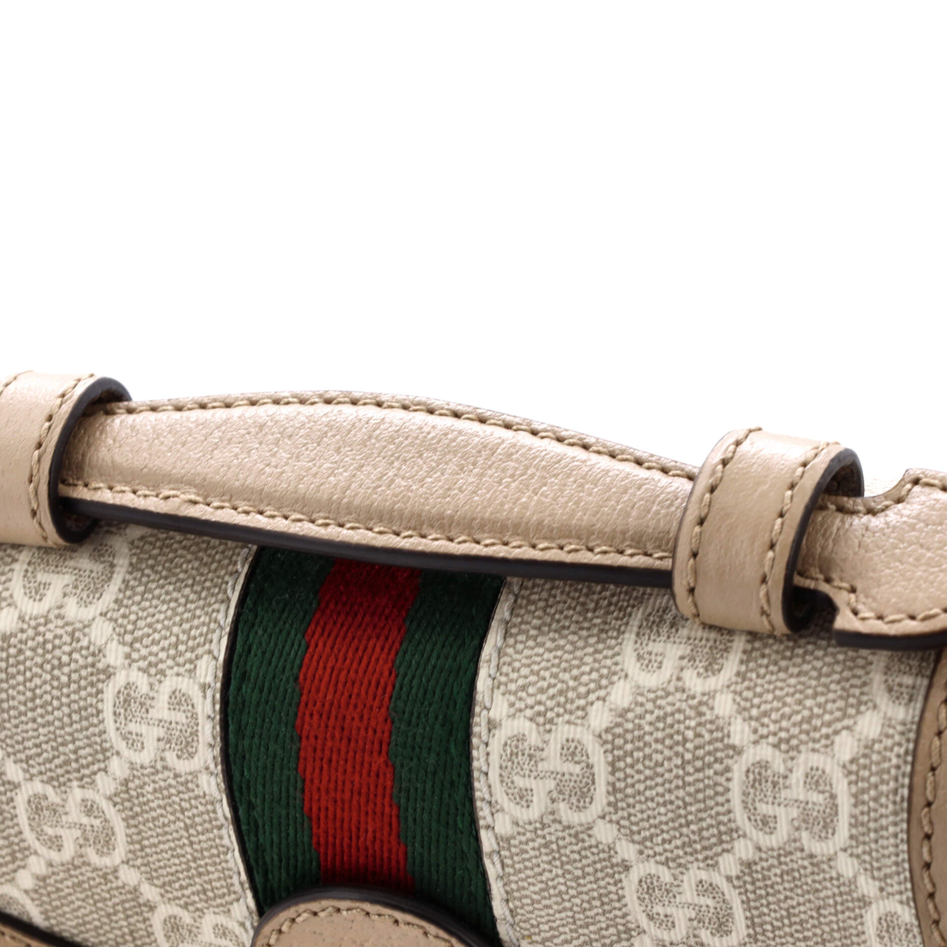 Ophidia Flap Top Handle Bag GG Coated Canvas Mini – Image 6