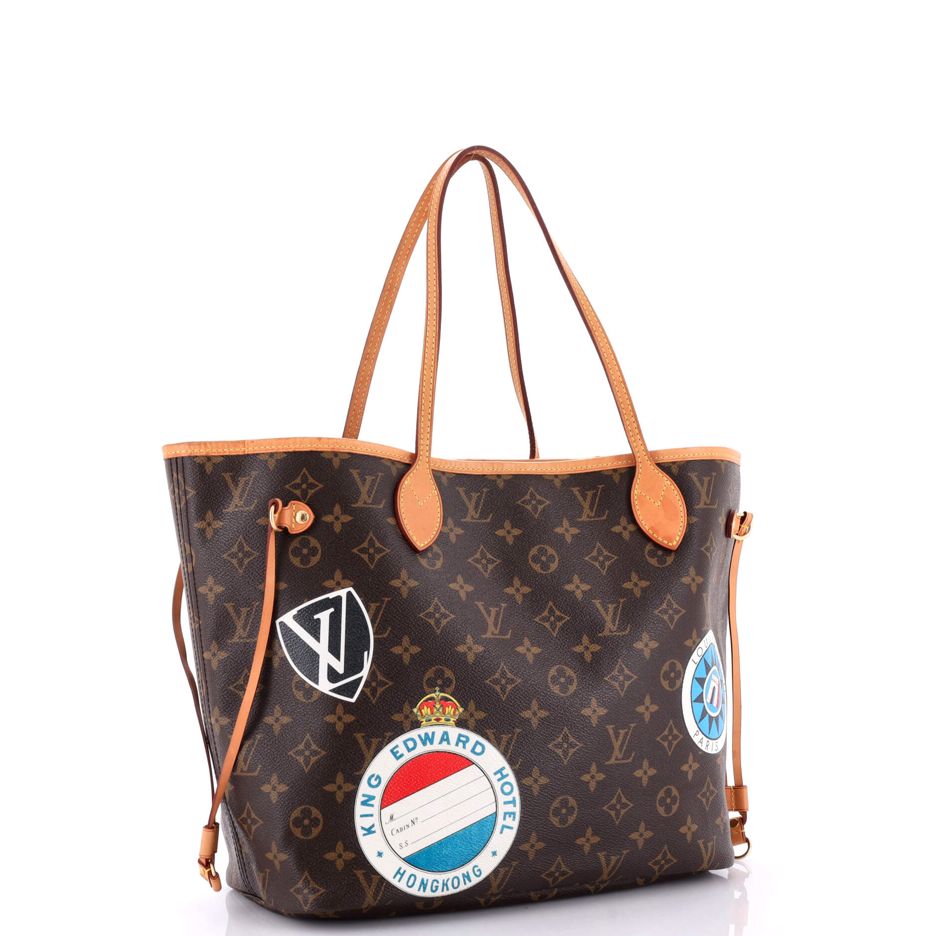 Neverfull NM Tote My World Tour Monogram Canvas MM – Image 3