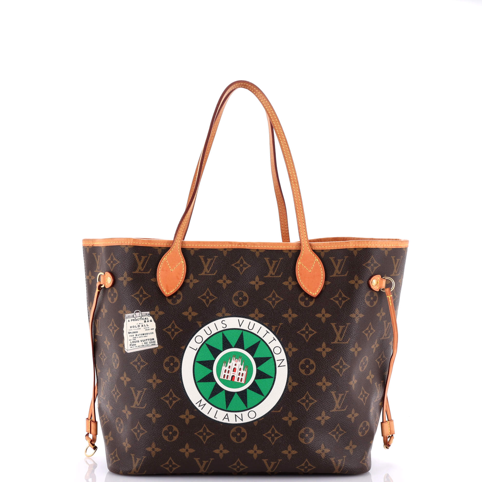 Neverfull NM Tote My World Tour Monogram Canvas MM – Image 4
