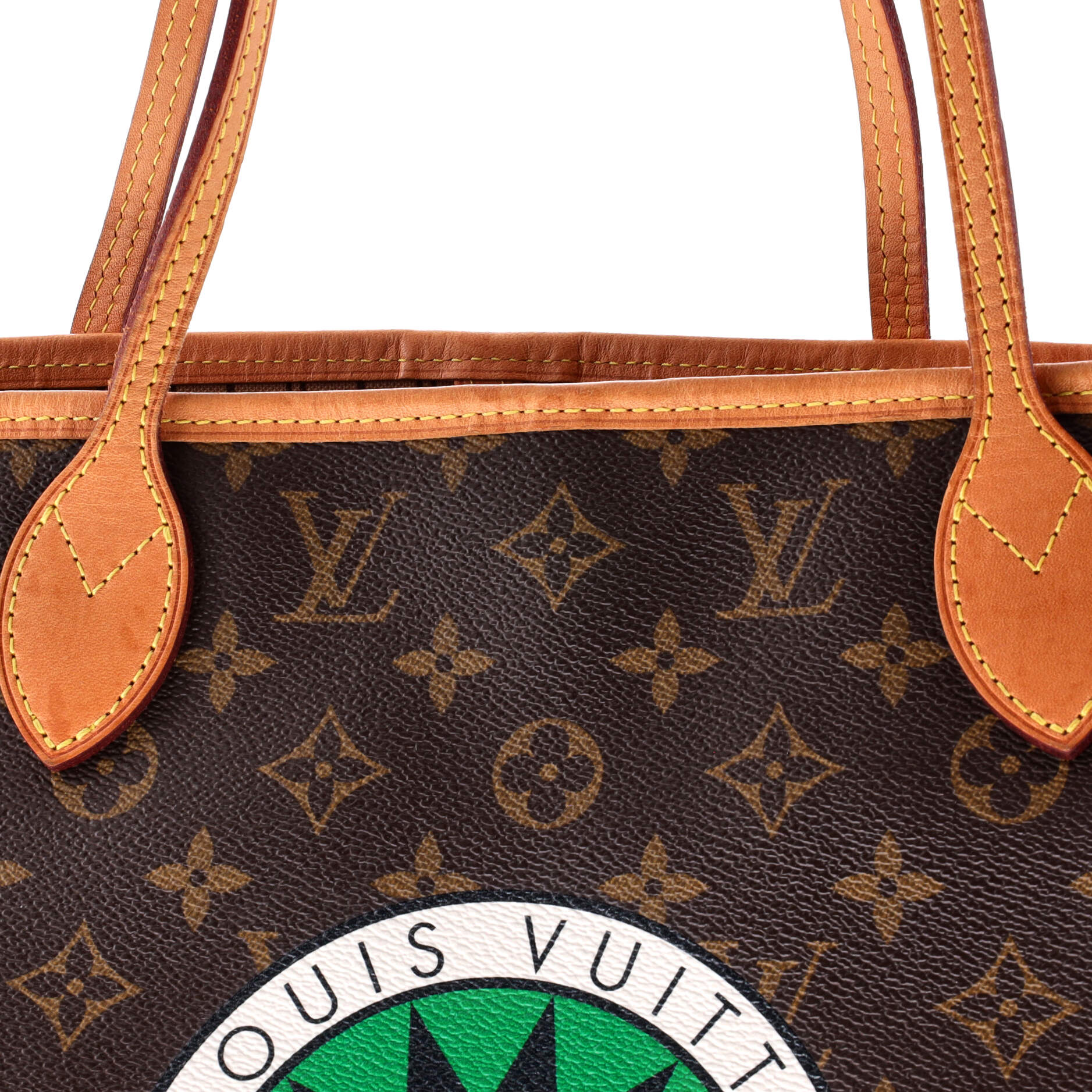 Neverfull NM Tote My World Tour Monogram Canvas MM – Image 8