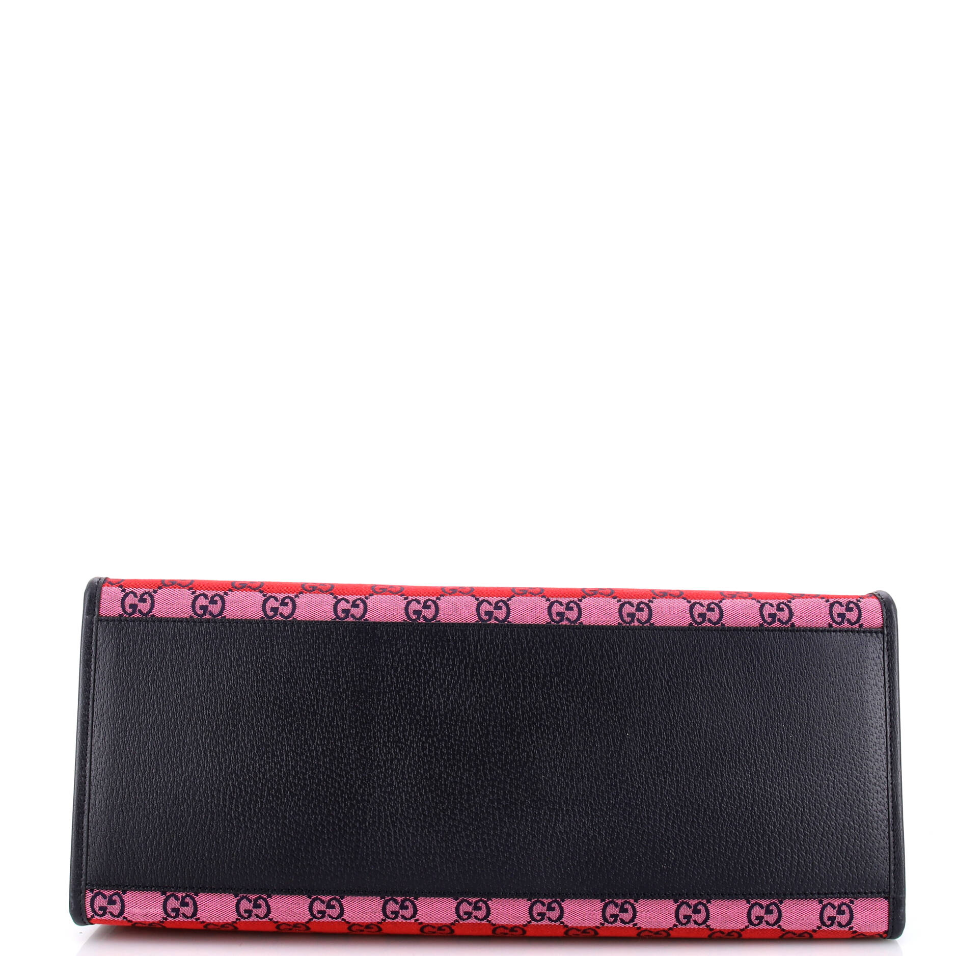 Structured Top Handle Open Tote Multicolor GG Canvas Large – Image 4