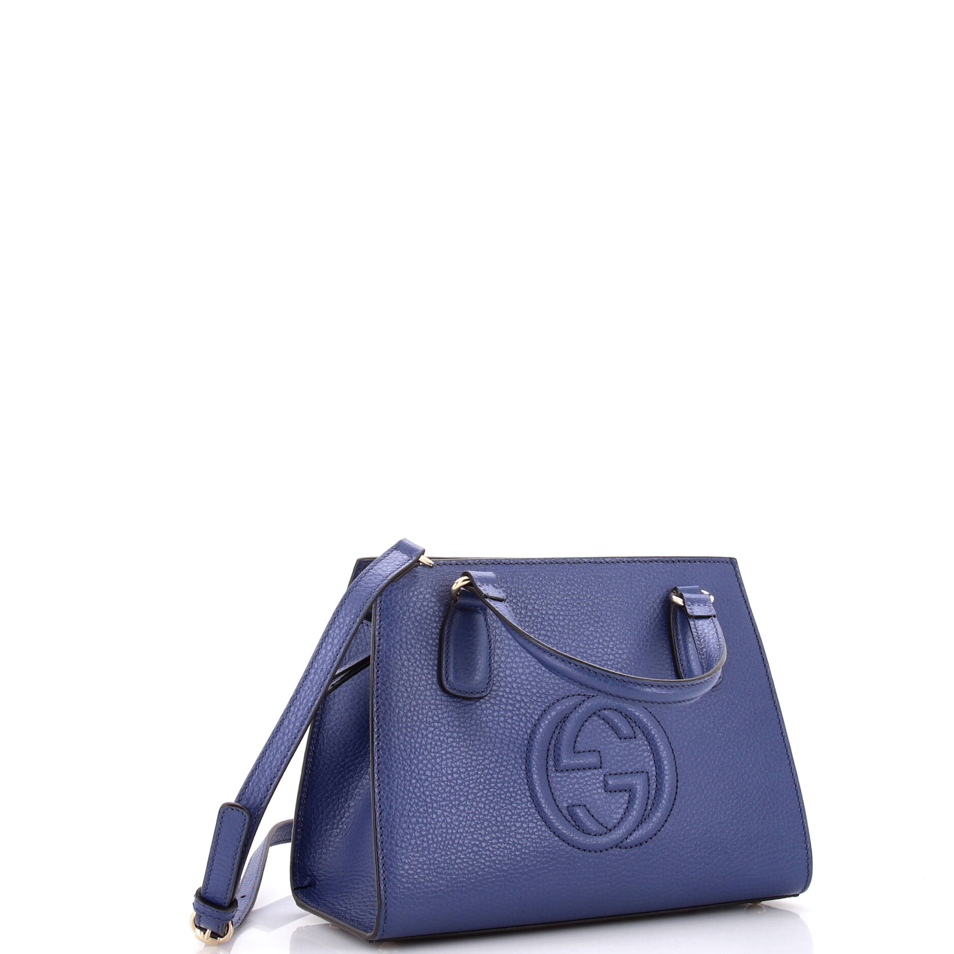 Soho Convertible Top Handle Satchel Leather Small – Image 2