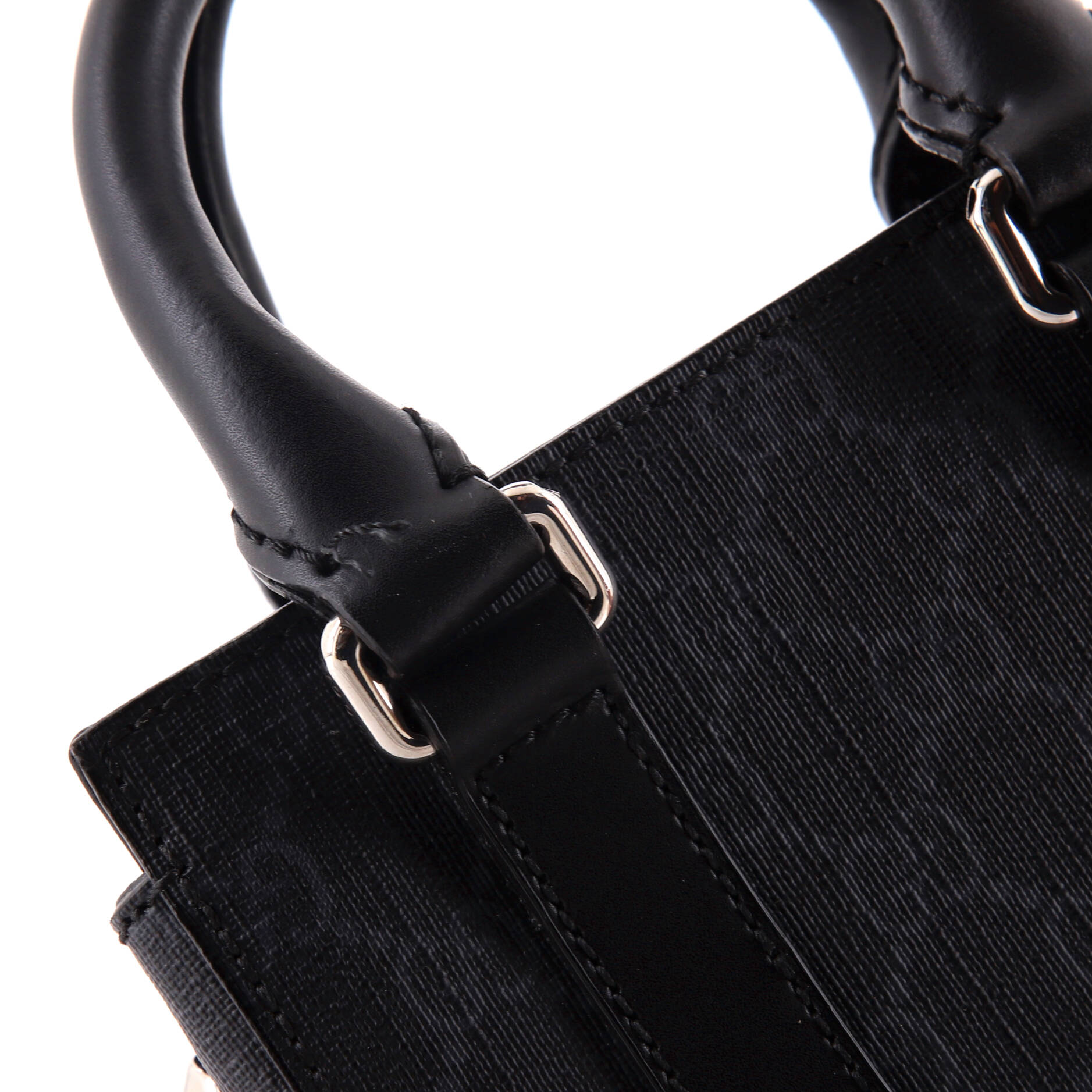 Convertible Web Open Tote GG Coated Canvas Mini – Image 6