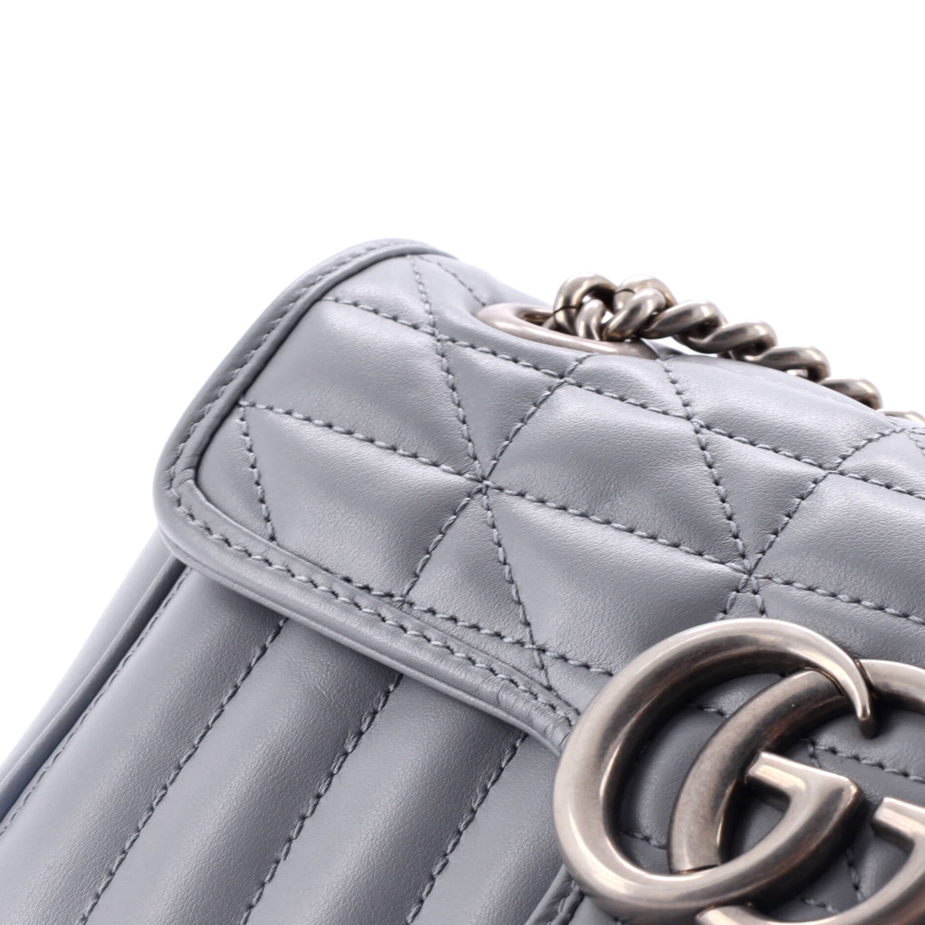 GG Marmont Flap Bag Mixed Matelasse Leather Mini – Image 6