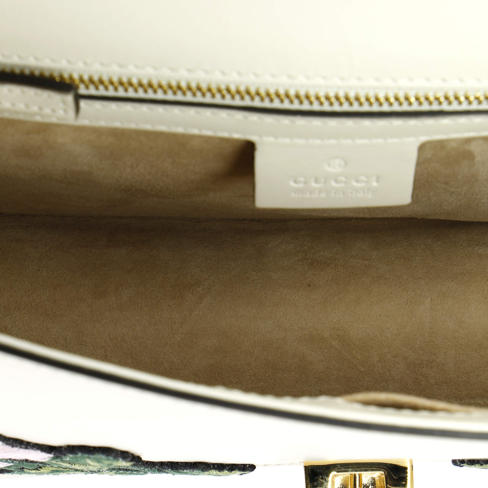 Sylvie Shoulder Bag Embroidered Leather Small – Image 6