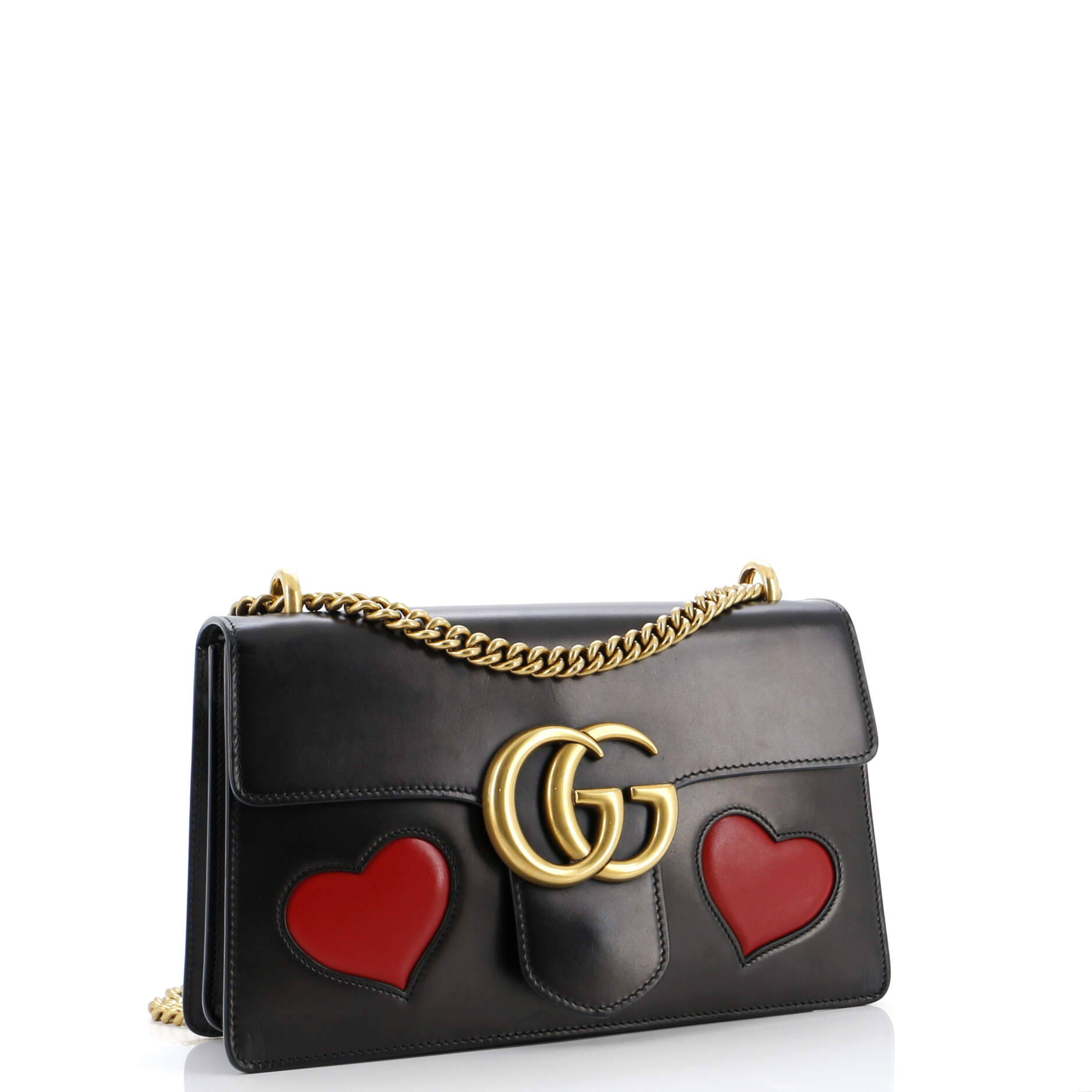 Marmont Chain Shoulder Bag Patchwork Leather Medium – Image 2