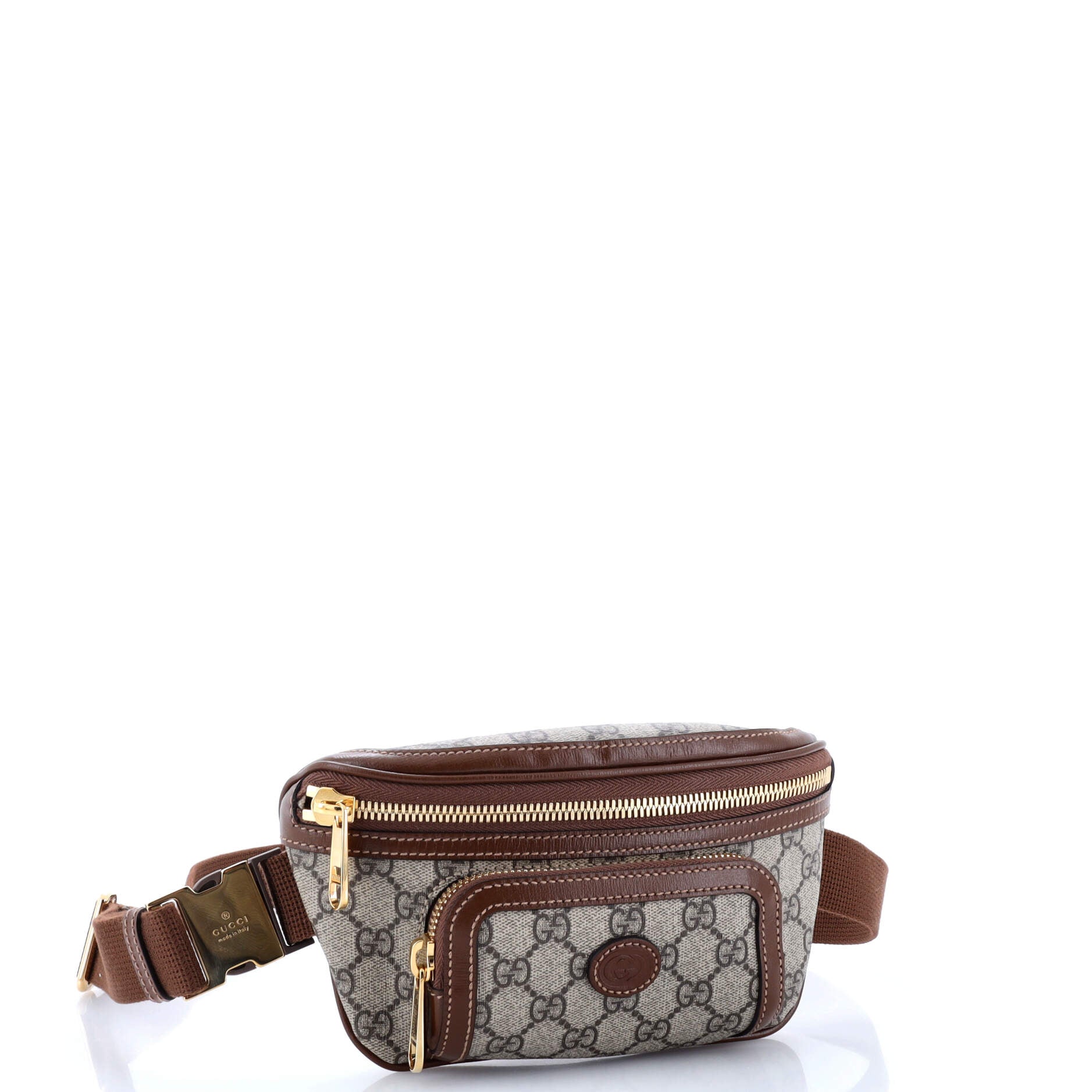 Interlocking G Patch Belt Bag GG Coated Canvas – Image 2