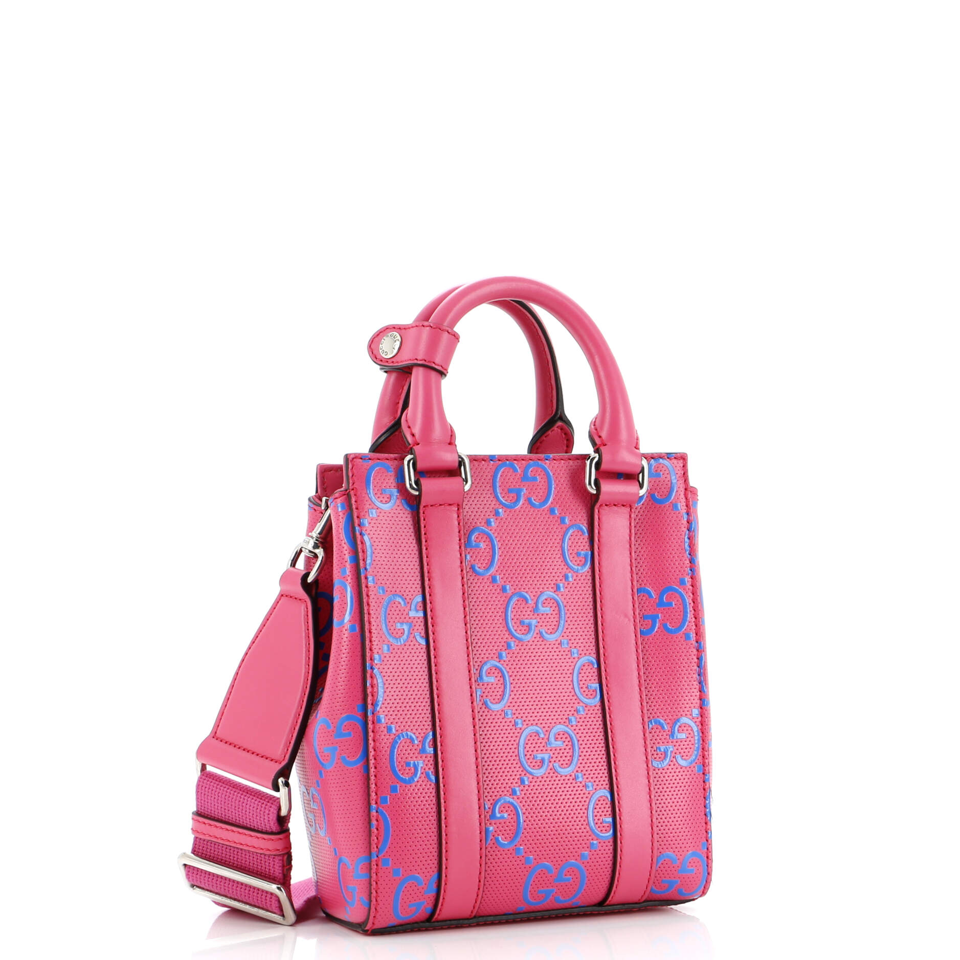 Convertible Open Tote GG Embossed Perforated Leather Mini – Image 2