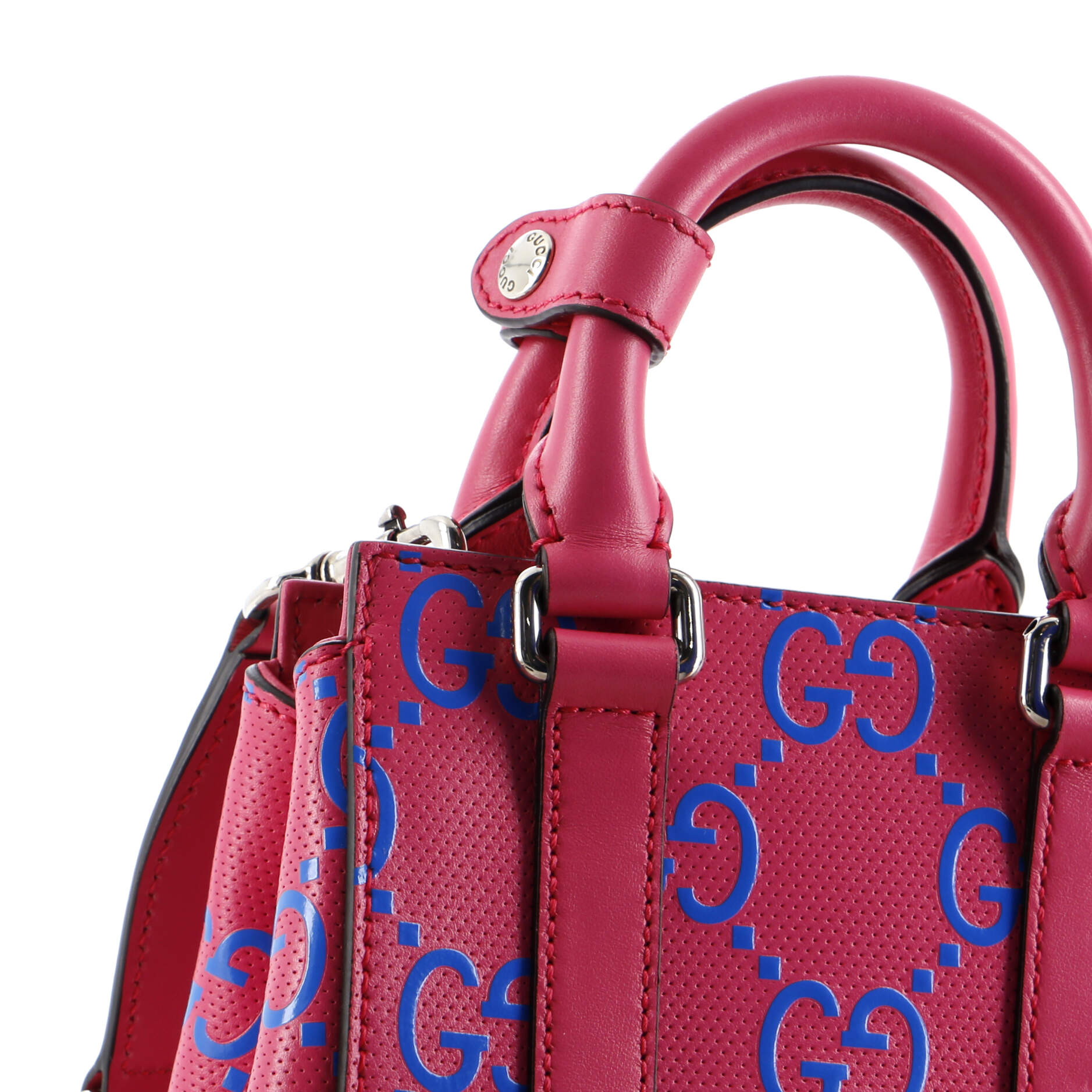 Convertible Open Tote GG Embossed Perforated Leather Mini – Image 6