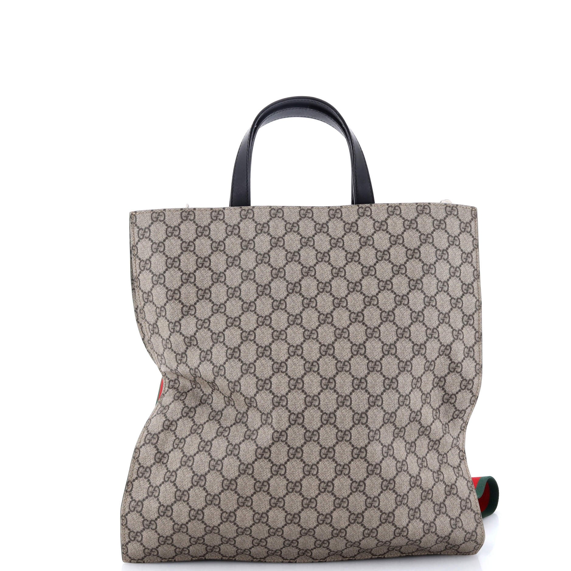 Convertible Soft Open Tote GG Coated Canvas Tall – Image 3