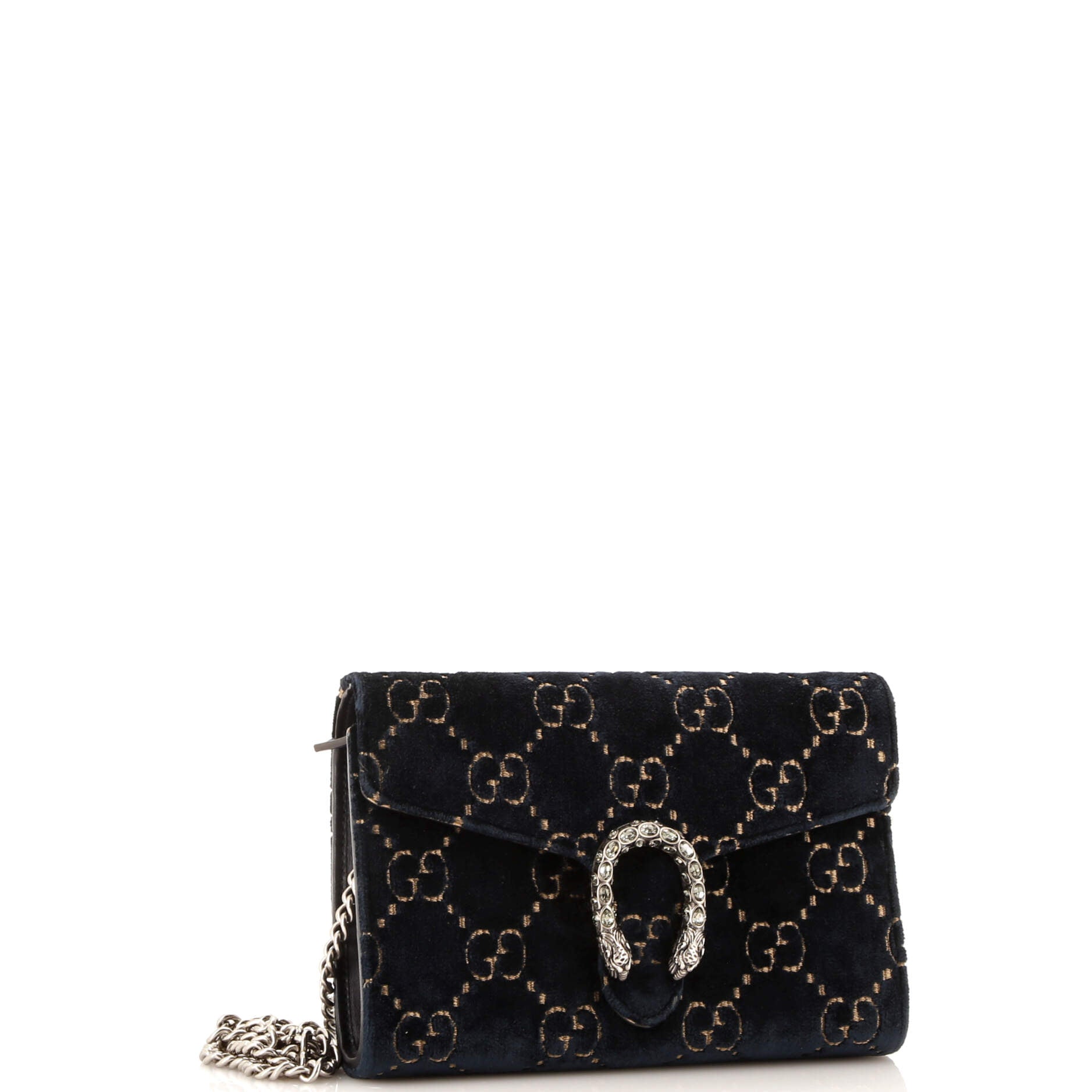 Dionysus Chain Wallet GG Velvet Small – Image 2