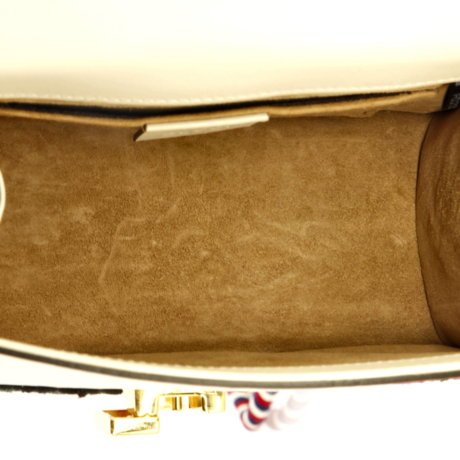 Sylvie Top Handle Bag Embroidered Leather Mini – Image 5