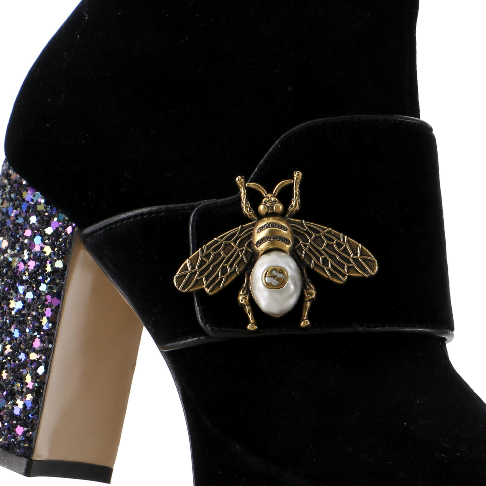 Women's Soko Bee Platform Boots Velvet – Image 5