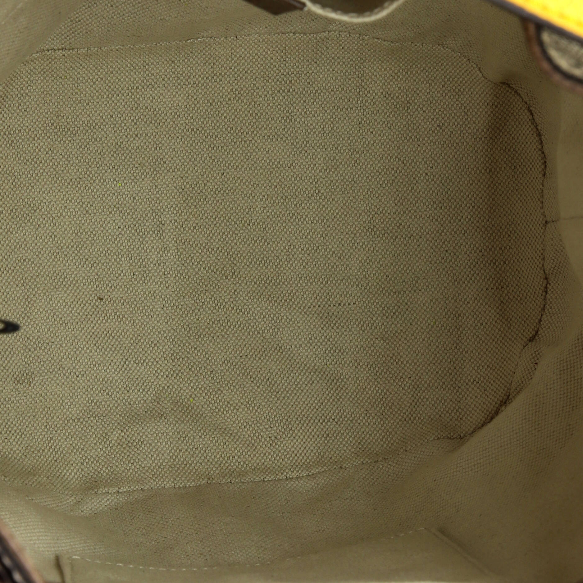 Neo Vintage Drawstring Bucket Backpack GG Coated Canvas Mini – Image 5