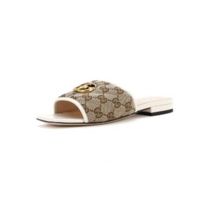 Women's GG Marmont Slide Sandals Diagonal Quilted GG Canvas