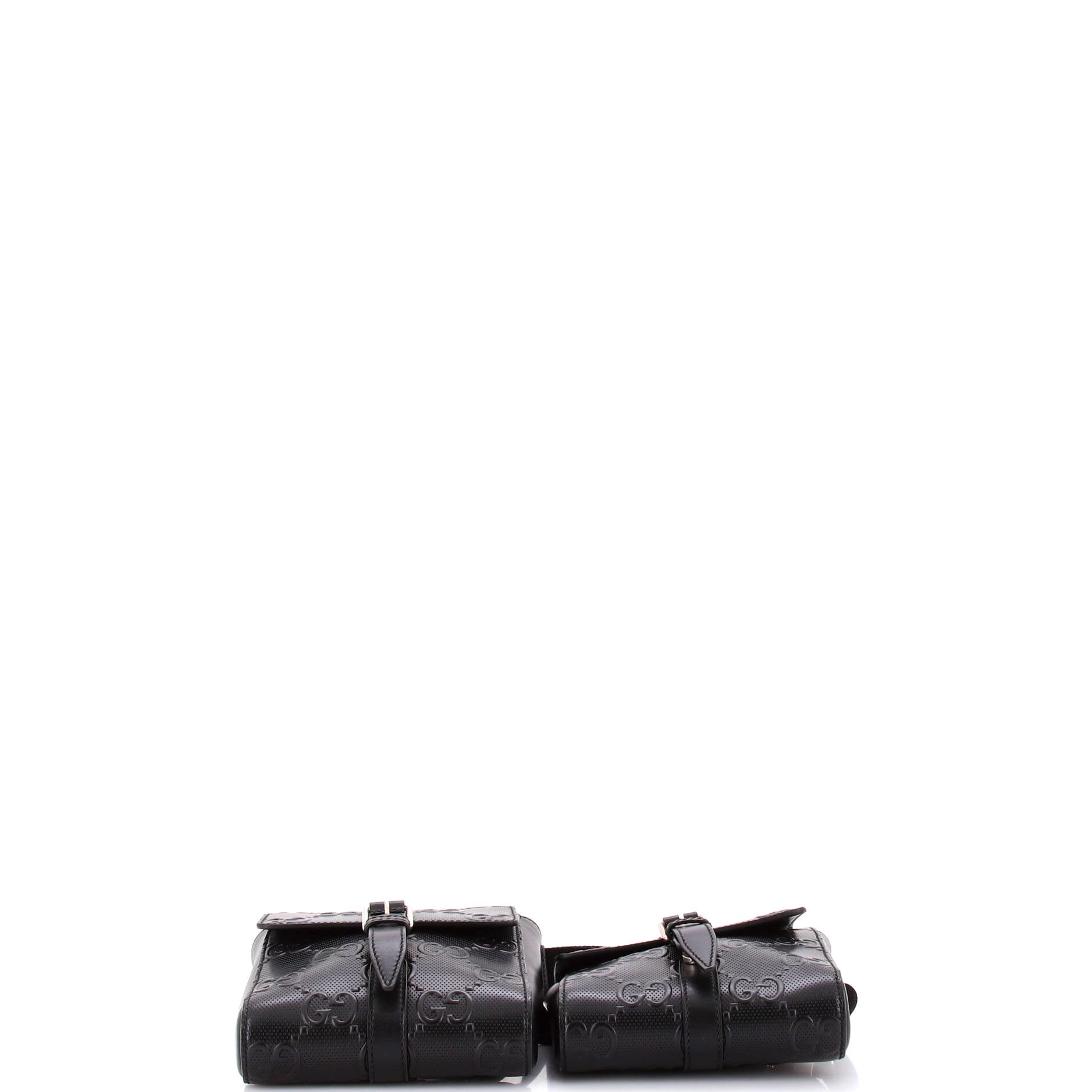 Double Belt Bag GG Embossed Perforated Leather – Image 4