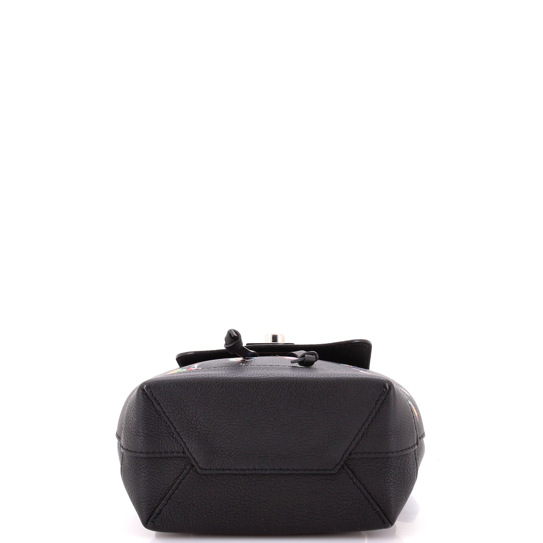 Lockme Backpack Floral Printed Leather Mini – Image 4