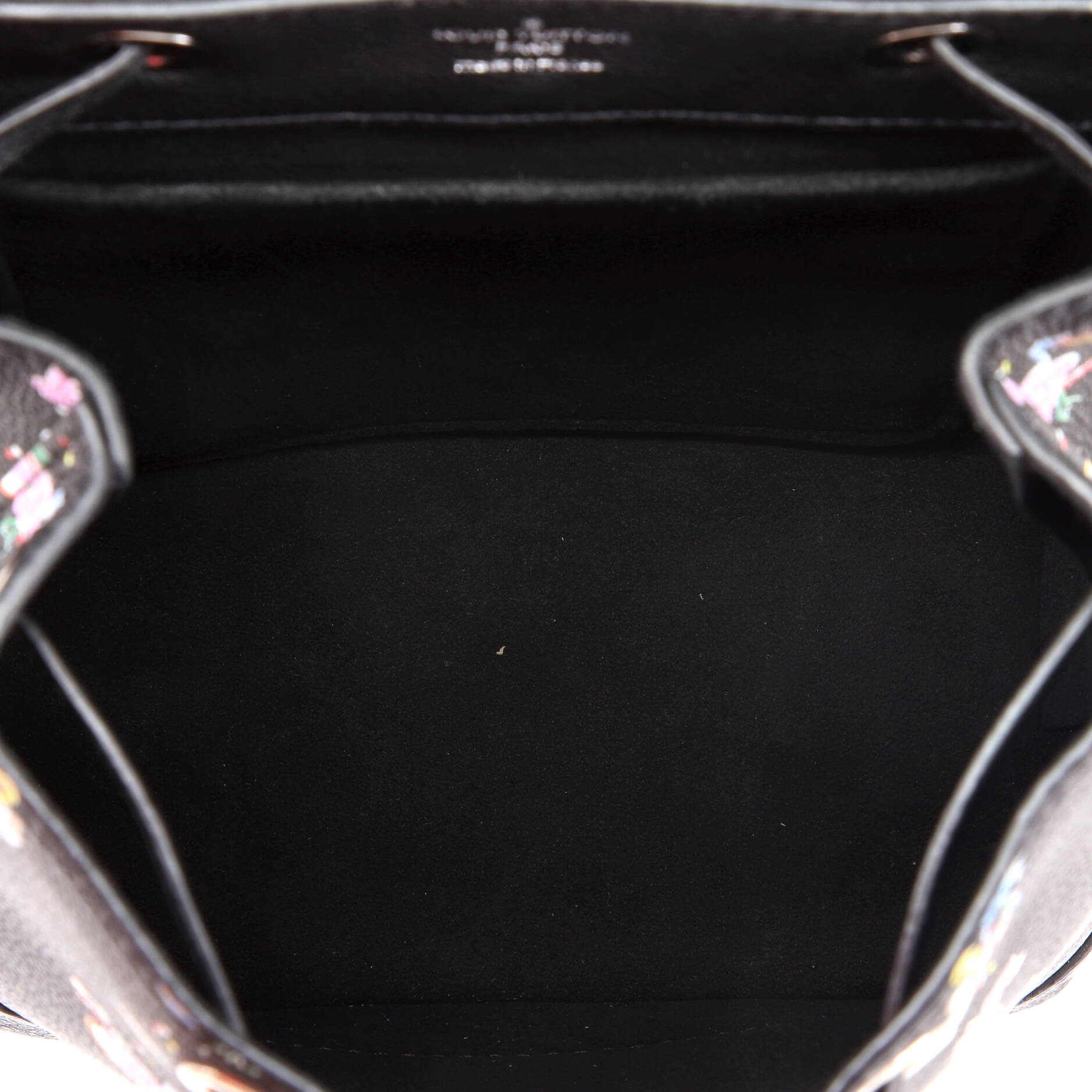 Lockme Backpack Floral Printed Leather Mini – Image 5