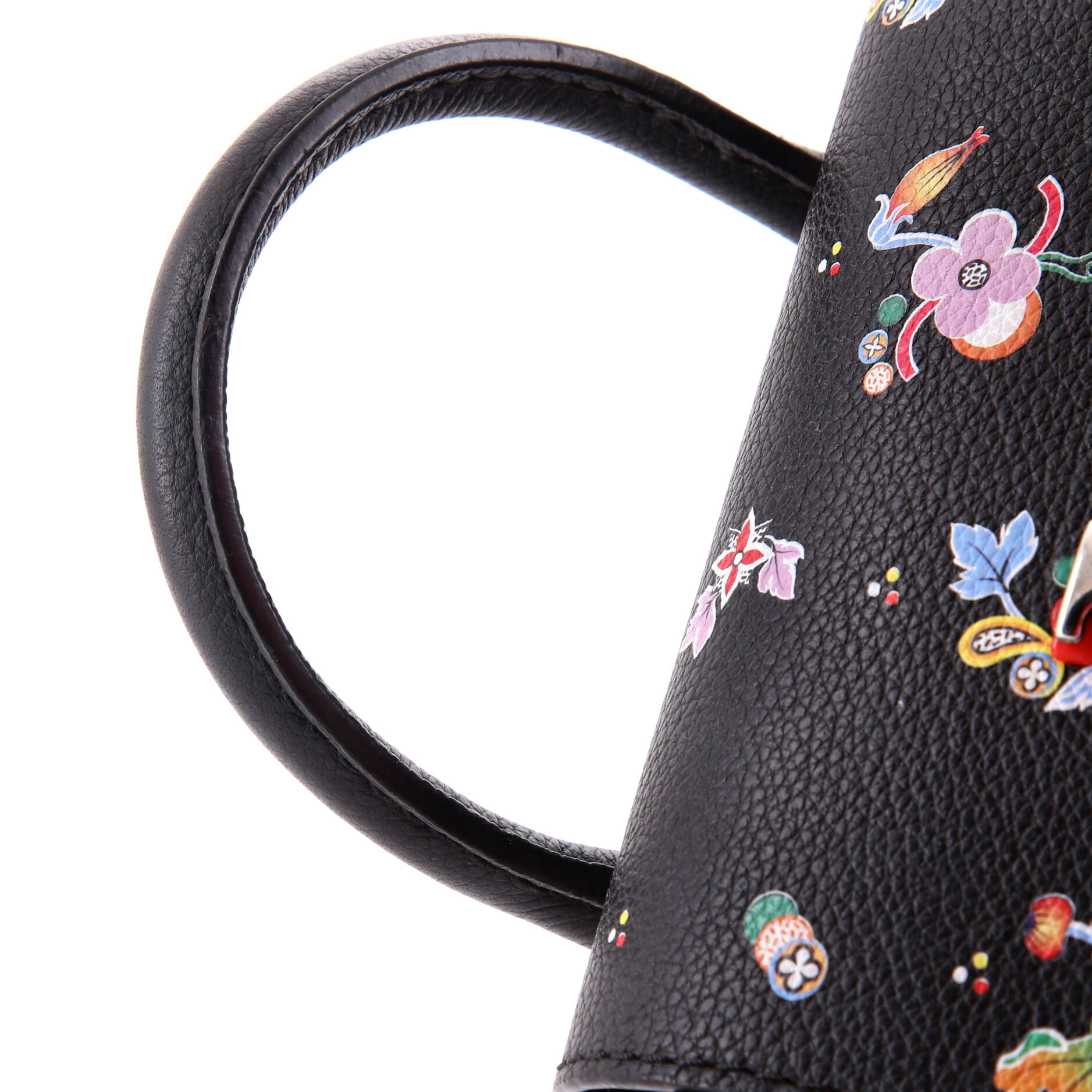 Lockme Backpack Floral Printed Leather Mini – Image 7