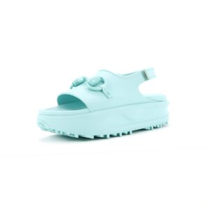 Women's Horsebit Touch Velcro Sandals Rubber