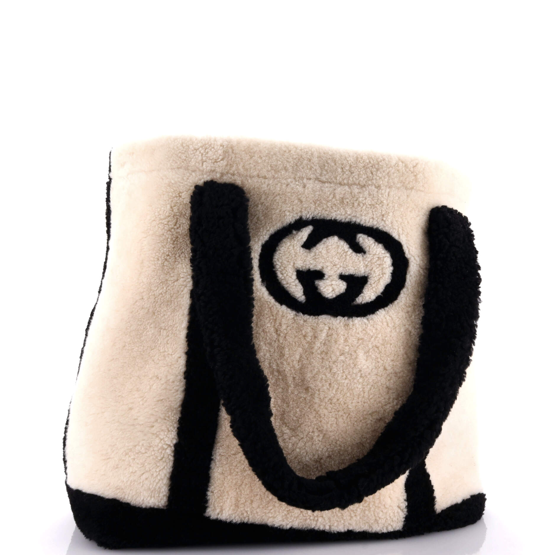 Interlocking G Logo Tote Bag Shearling – Image 2