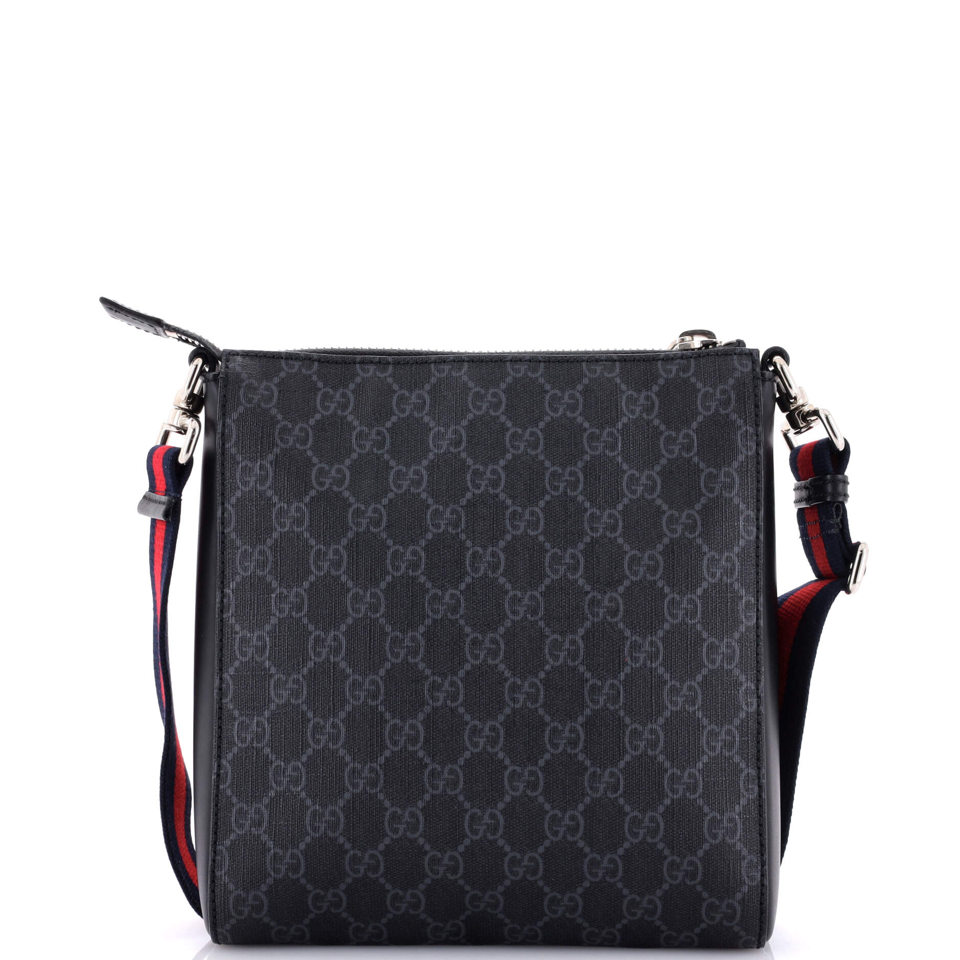 Night Courrier Zip Messenger GG Coated Canvas with Applique Small – Image 3