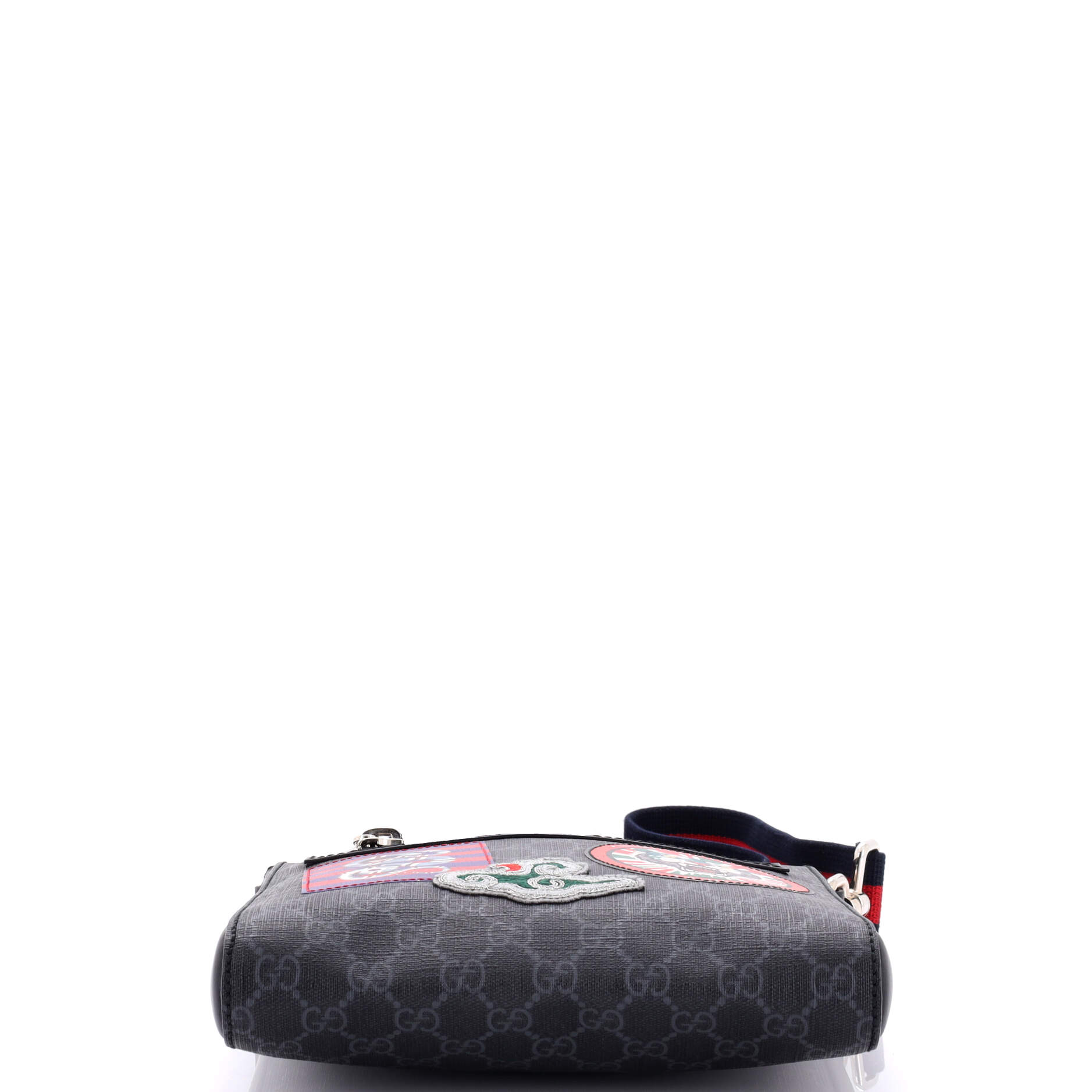 Night Courrier Zip Messenger GG Coated Canvas with Applique Small – Image 4