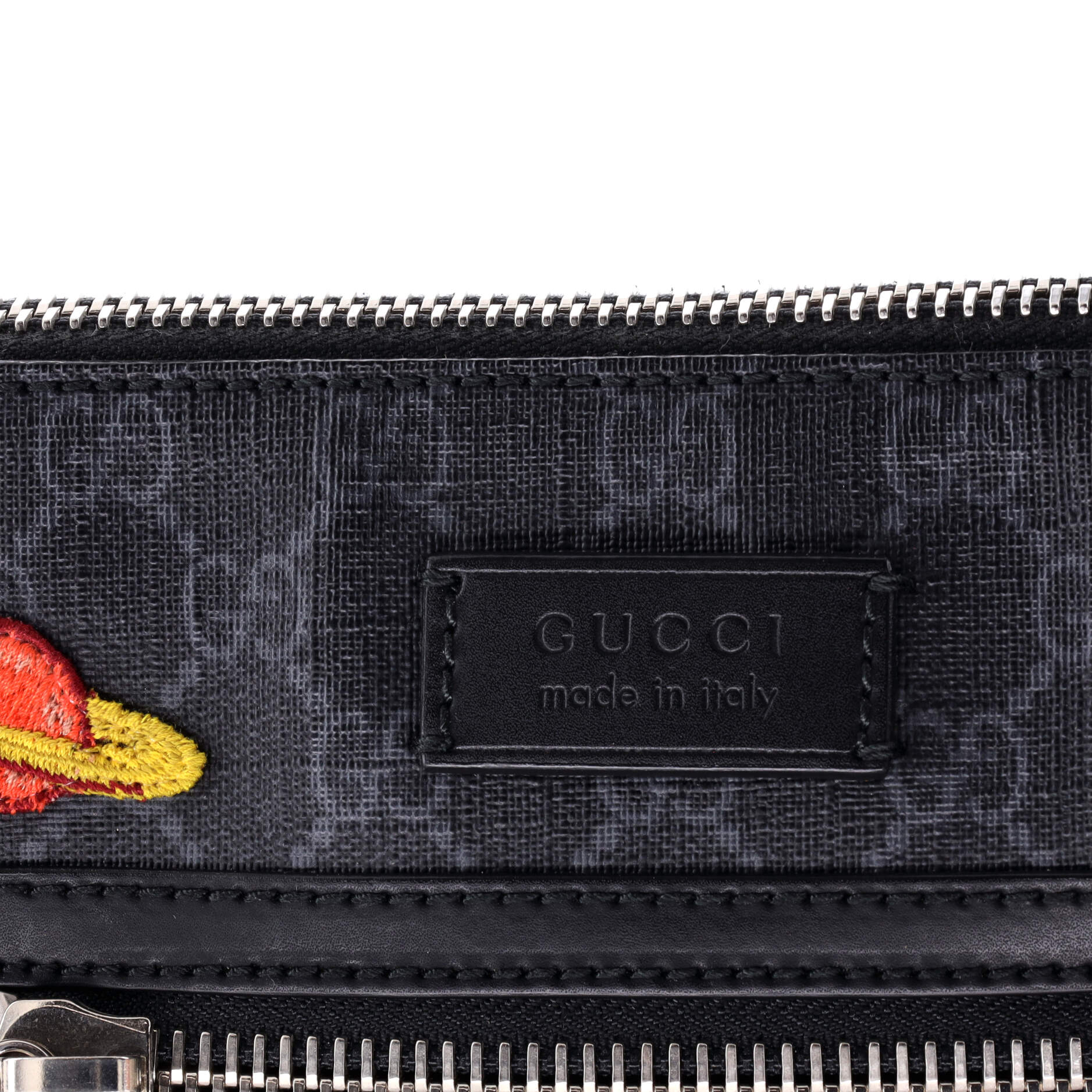 Night Courrier Zip Messenger GG Coated Canvas with Applique Small – Image 7