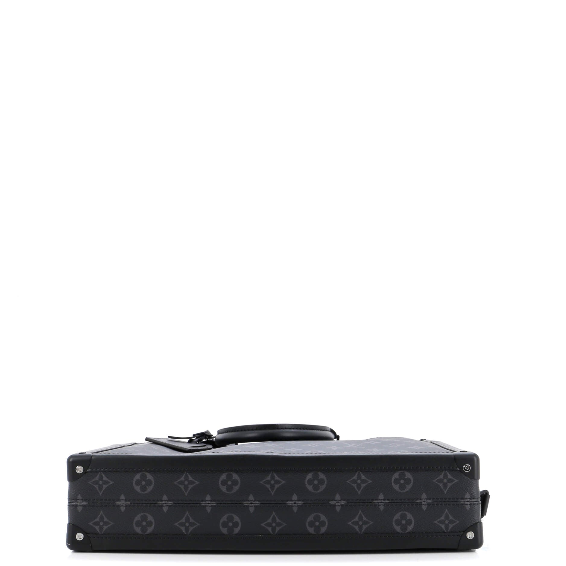 Soft Trunk Briefcase Monogram Eclipse Canvas – Image 4
