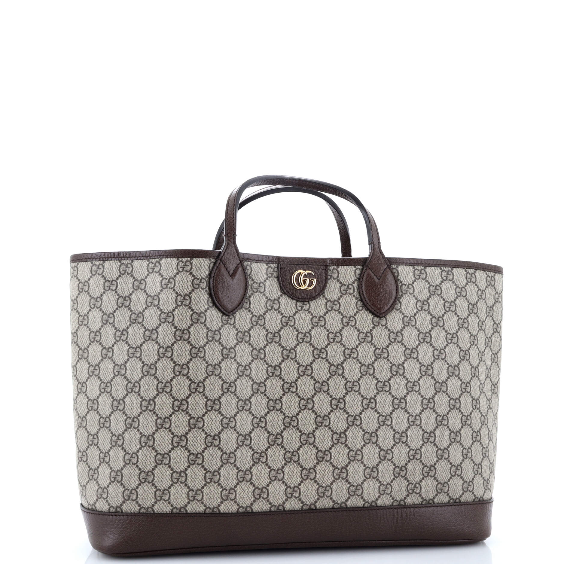 Ophidia Top Handle Shopping Tote GG Coated Canvas Medium – Image 2